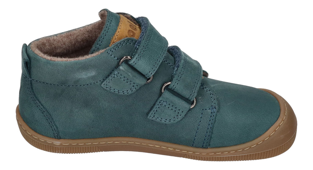 KOEL Barefoot Kinderschuhe KAMI HYDRA FELT extra weit turquoise