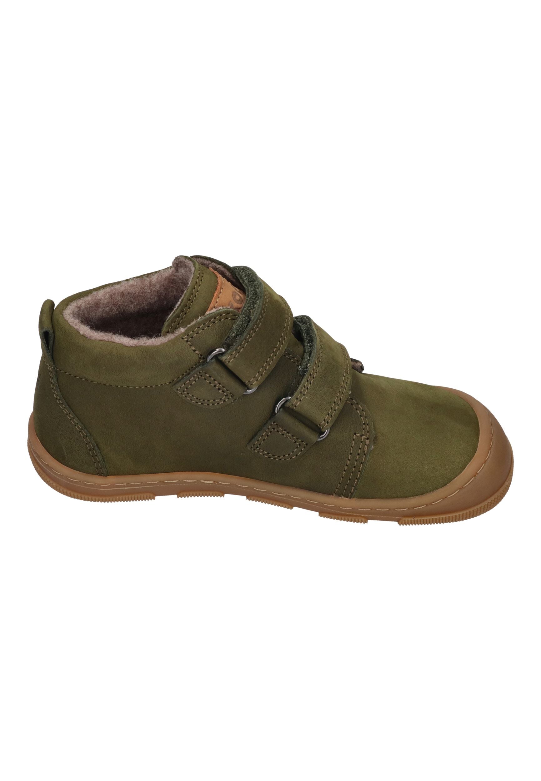 KOEL Barefoot Kinderschuhe - KARI WOOL extra weit - green