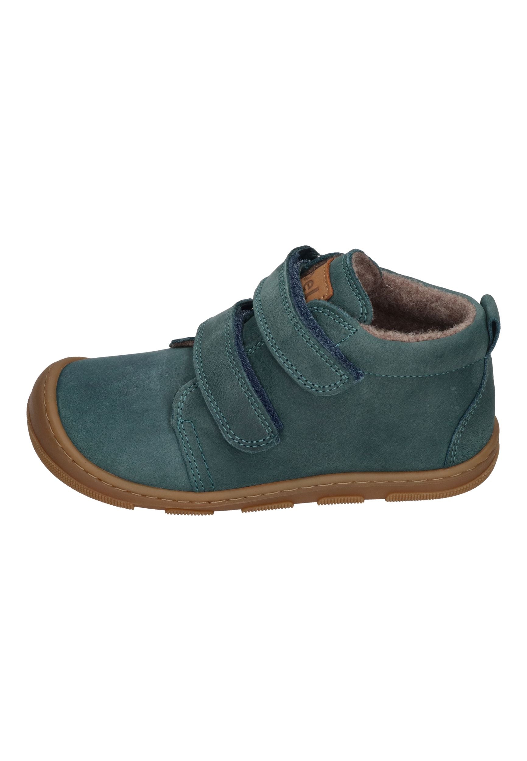 KOEL Barefoot Kinderschuhe - KARI WOOL extra weit - turqoise