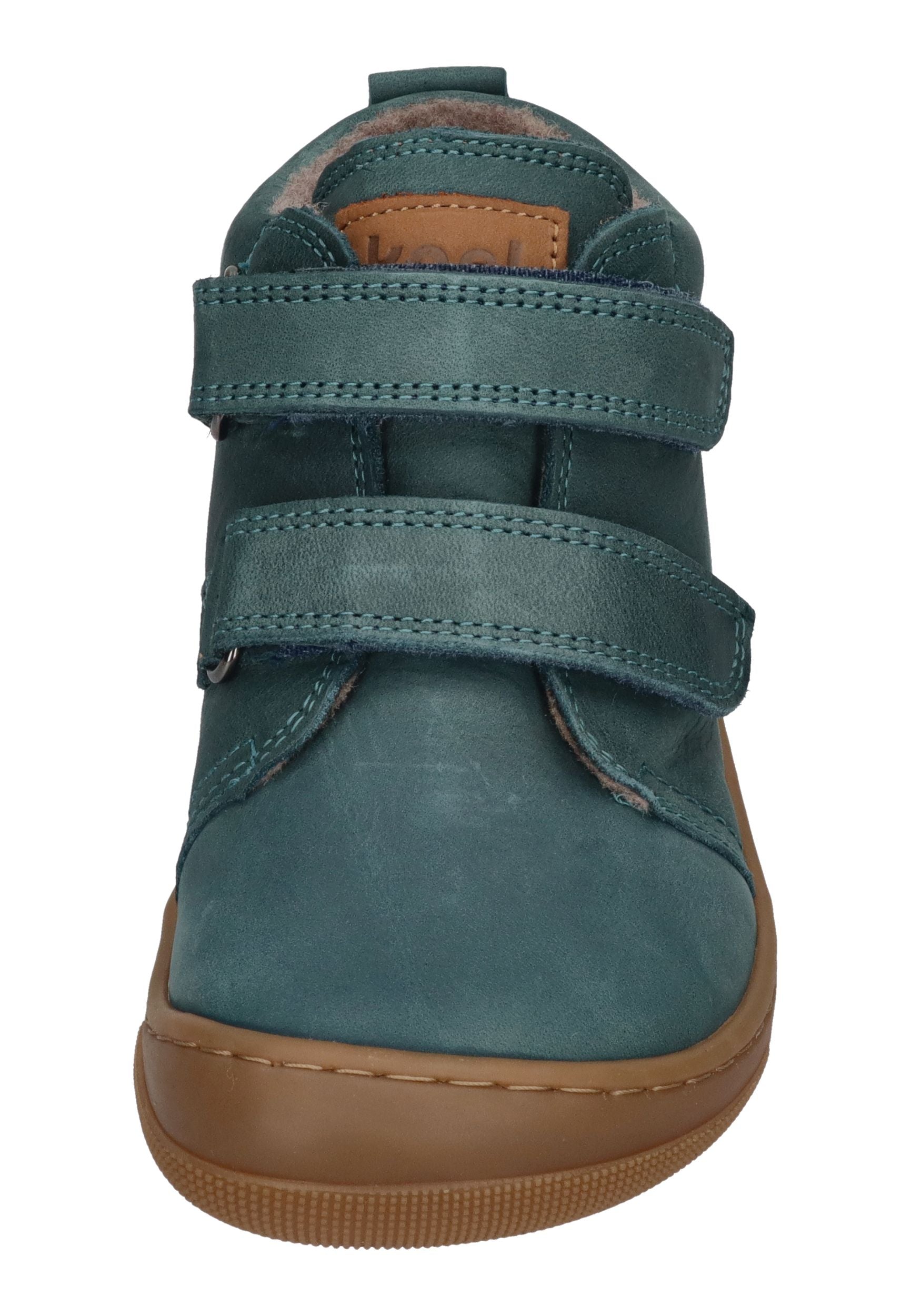 KOEL Barefoot Kinderschuhe - KARI WOOL extra weit - turqoise