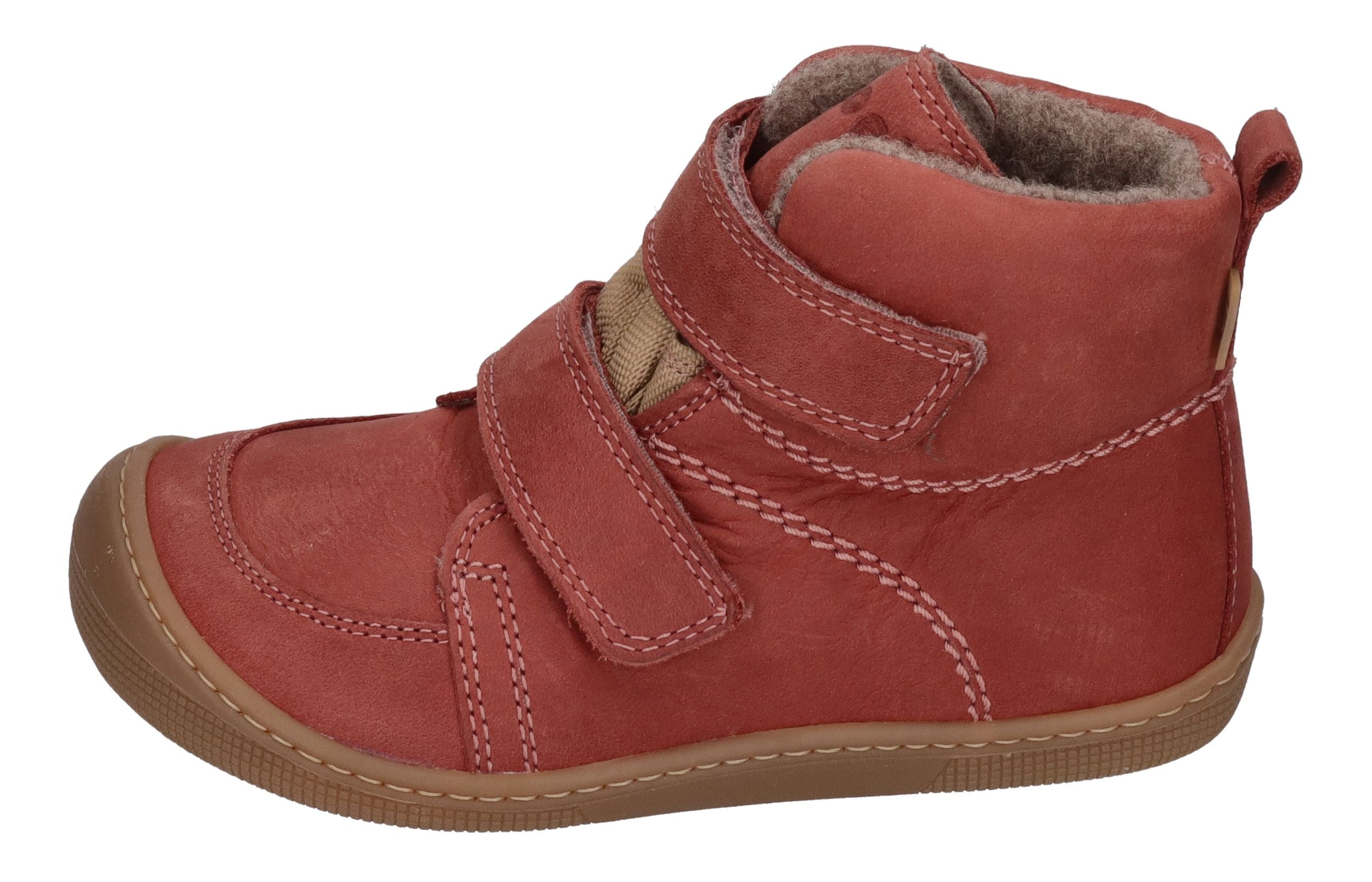 KOEL Barefoot Kinderschuhe KARO TEX FELT extra weit blossom 601