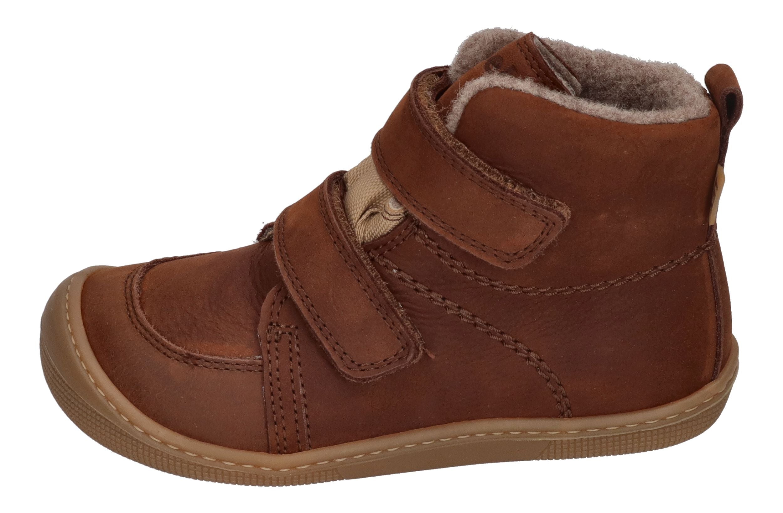KOEL Barefoot Kinderschuhe KARO TEX FELT extra weit chocolate