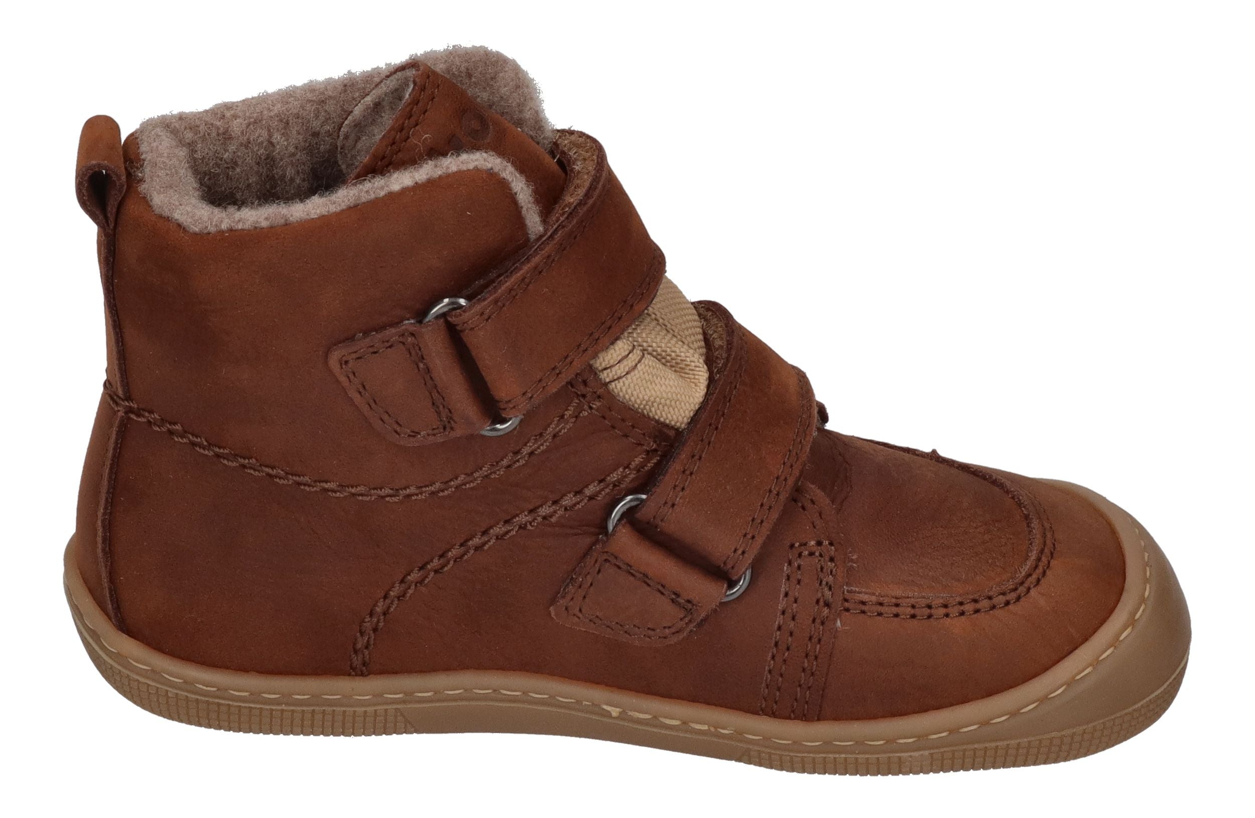 KOEL Barefoot Kinderschuhe KARO TEX FELT extra weit chocolate