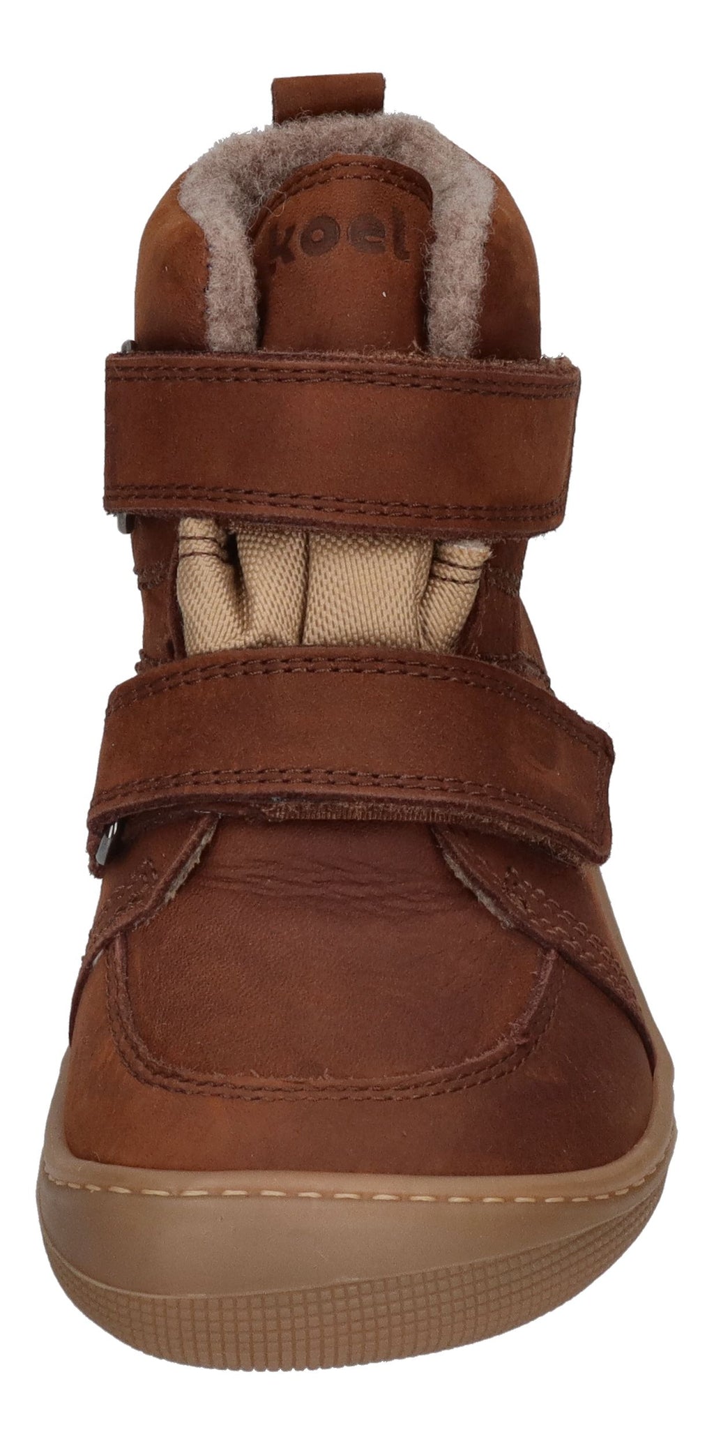 KOEL Barefoot Kinderschuhe KARO TEX FELT extra weit chocolate