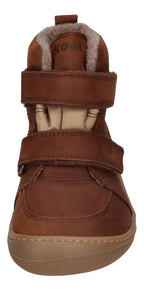 KOEL Barefoot Kinderschuhe KARO TEX FELT extra weit chocolate