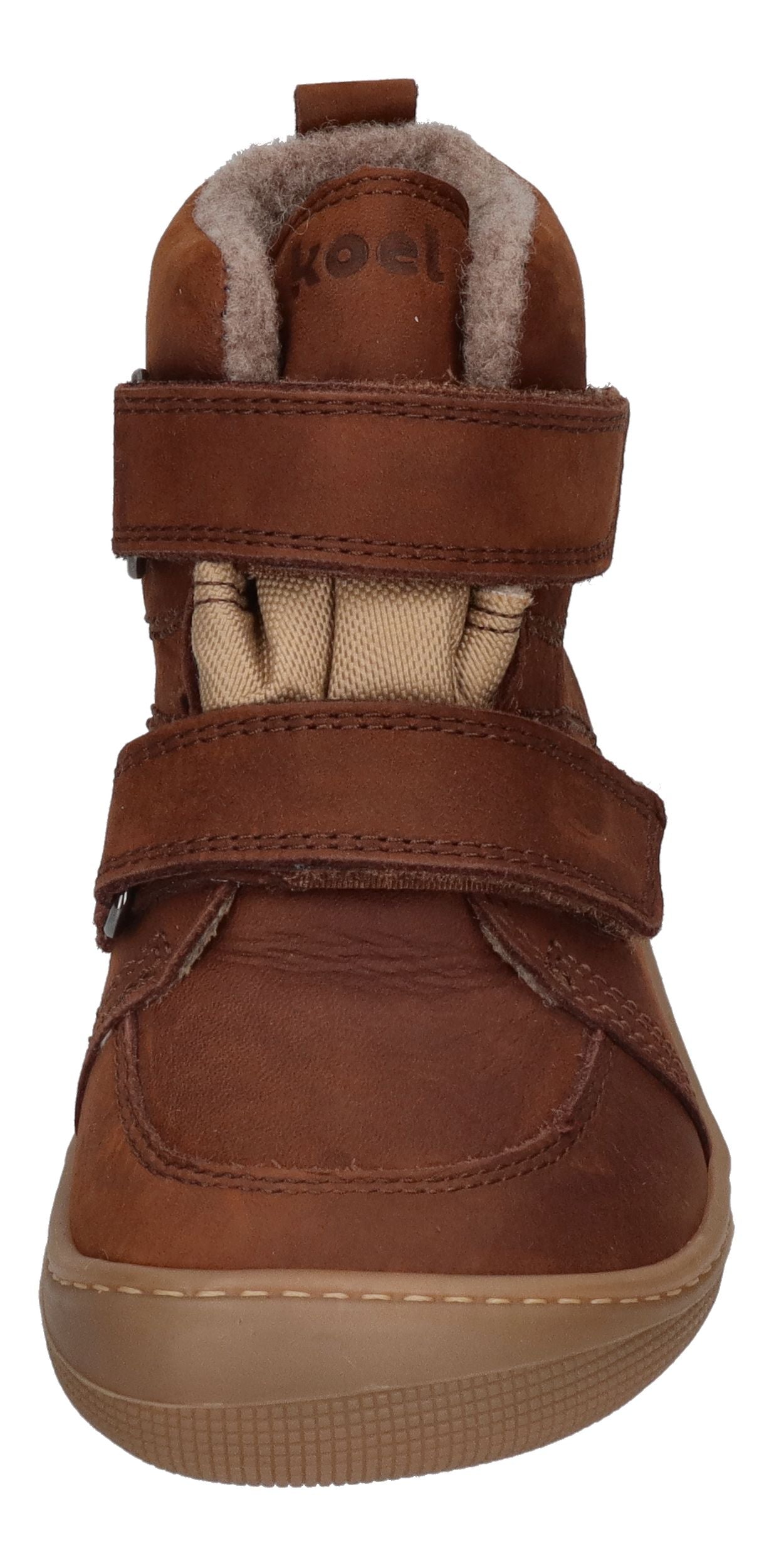 KOEL Barefoot Kinderschuhe KARO TEX FELT extra weit chocolate