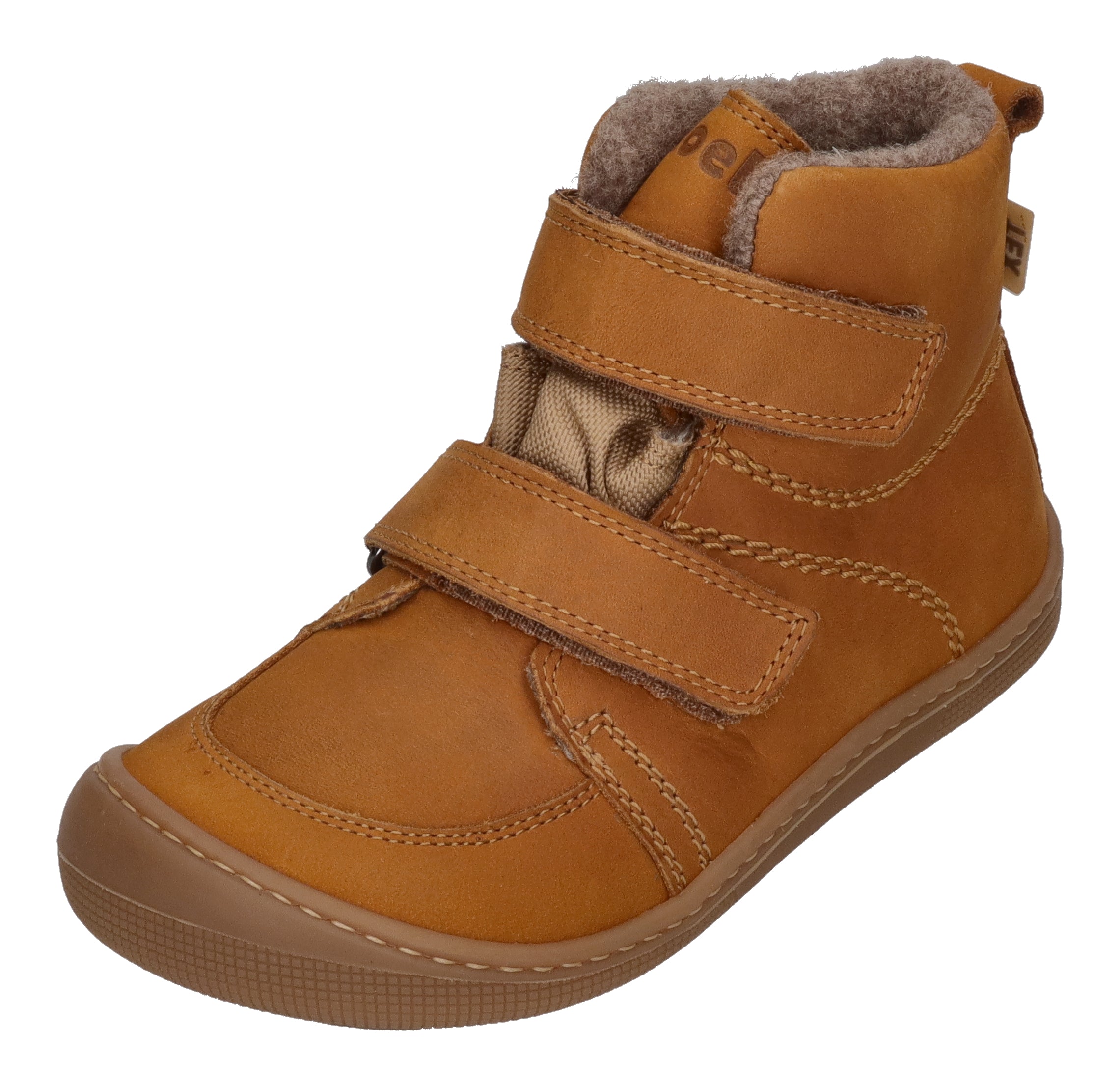 KOEL Barefoot Kinderschuhe KARO TEX FELT extra weit miel