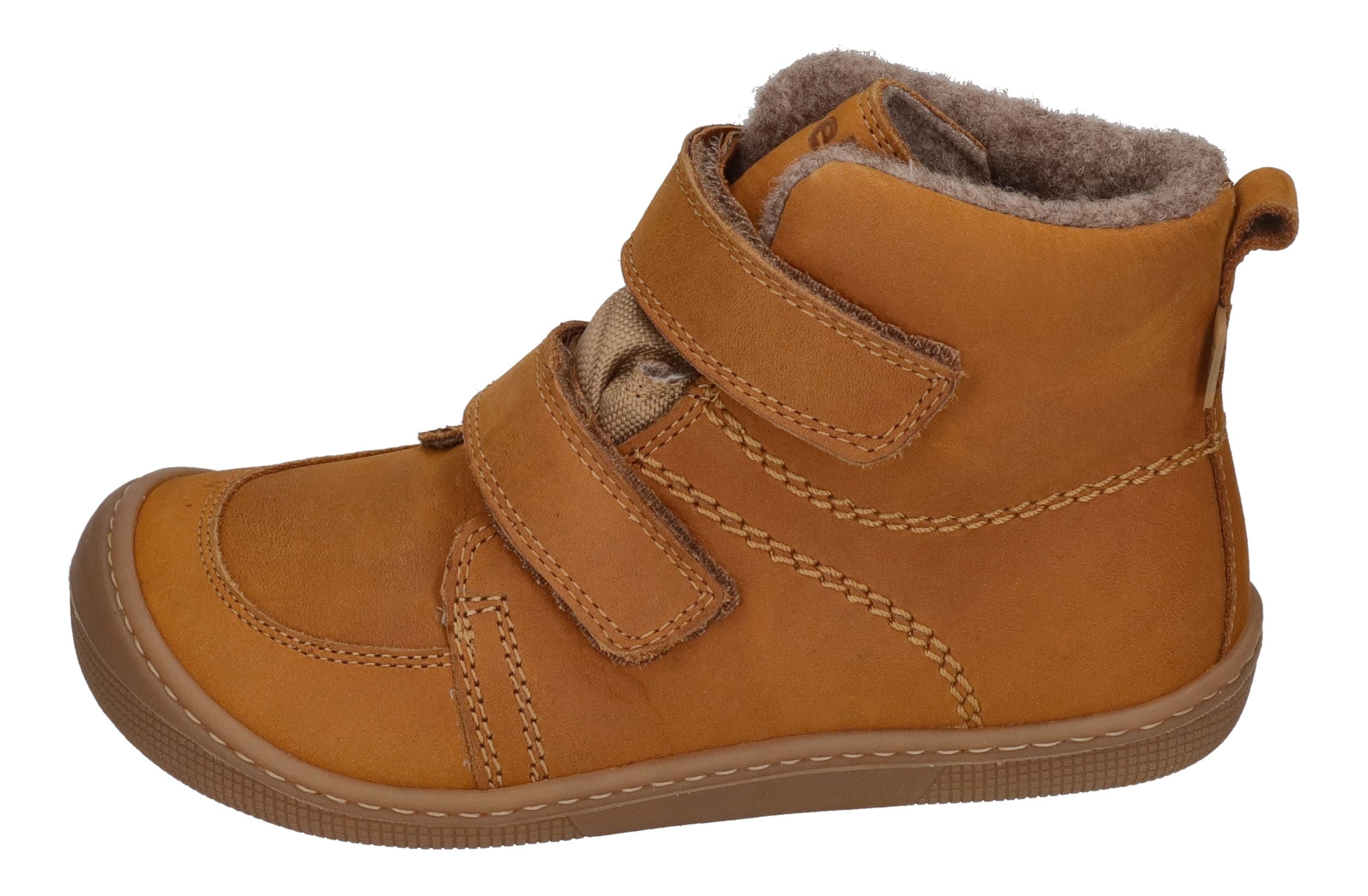 KOEL Barefoot Kinderschuhe KARO TEX FELT extra weit miel