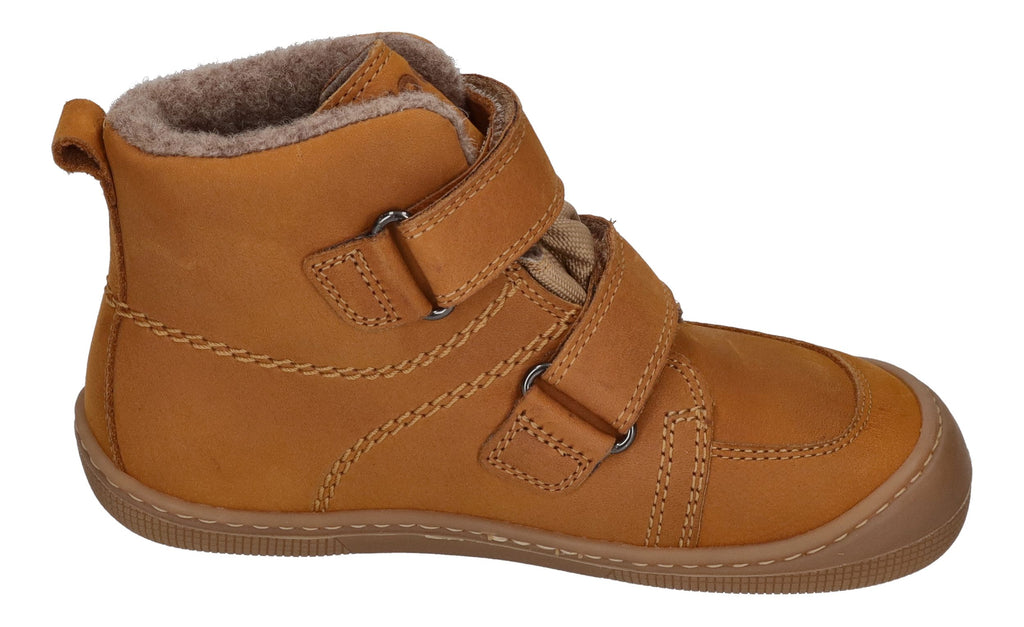 KOEL Barefoot Kinderschuhe KARO TEX FELT extra weit miel