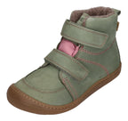 KOEL Barefoot Kinderschuhe KARO TEX FELT extra weit olive