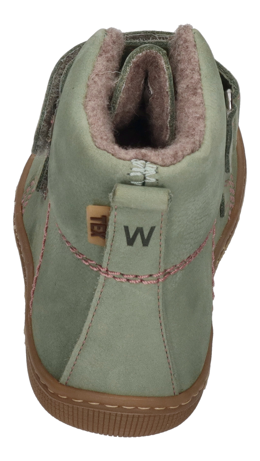 KOEL Barefoot Kinderschuhe KARO TEX FELT extra weit olive
