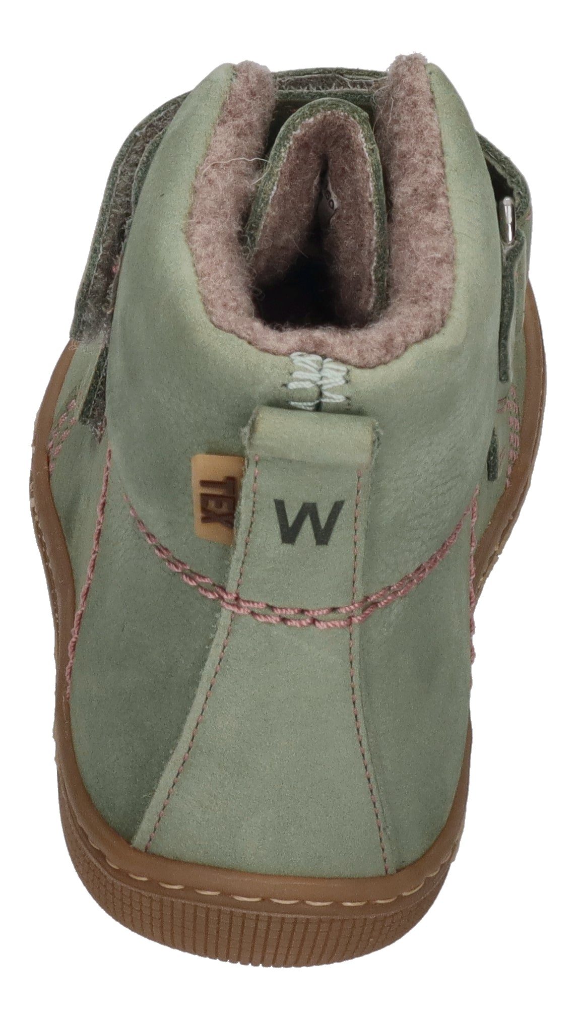 KOEL Barefoot Kinderschuhe KARO TEX FELT extra weit olive