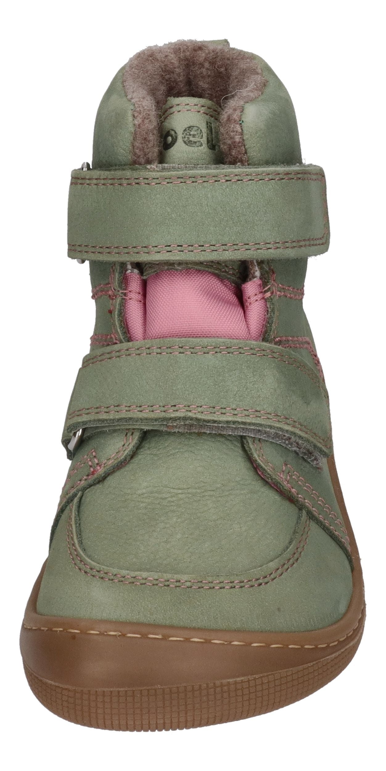 KOEL Barefoot Kinderschuhe KARO TEX FELT extra weit olive