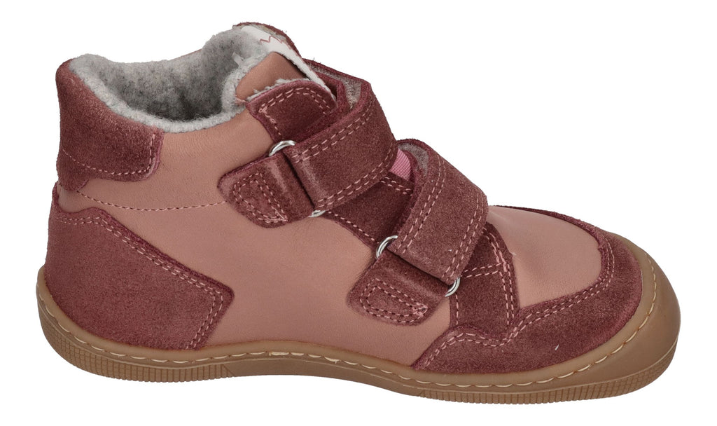 KOEL Barefoot Kinderschuhe - KURT W TEX MERINO - pink