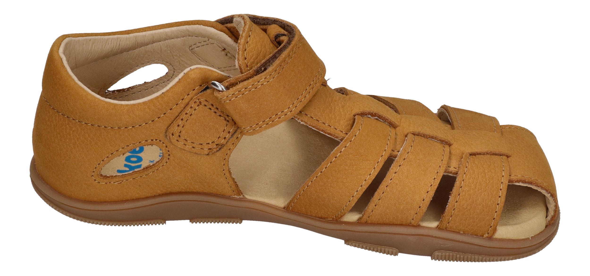 KOEL Barefoot Kinderschuhe Sandalen OLA - cognac