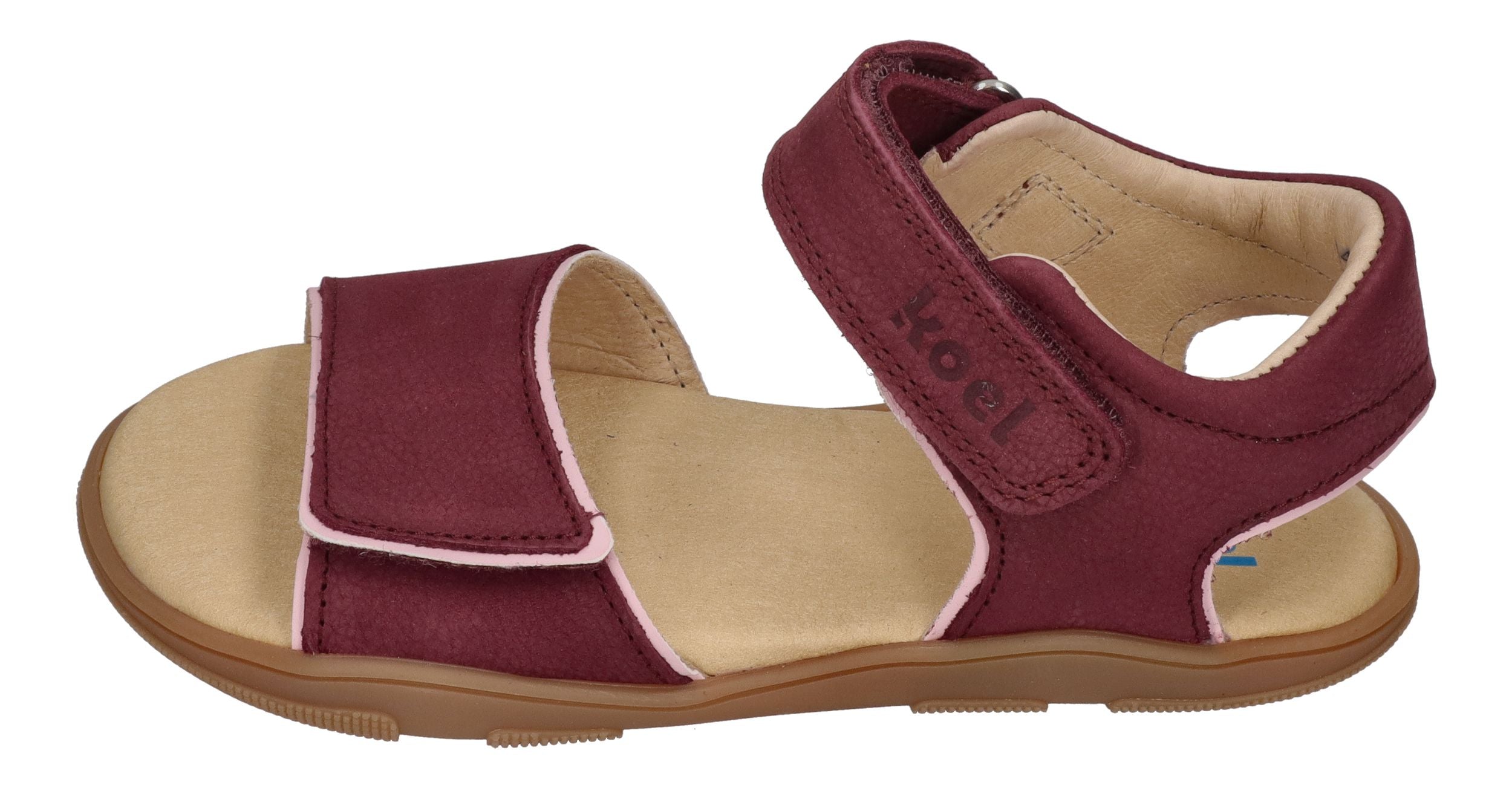 KOEL Barefoot Kinderschuhe Sandalen OZU - bordo