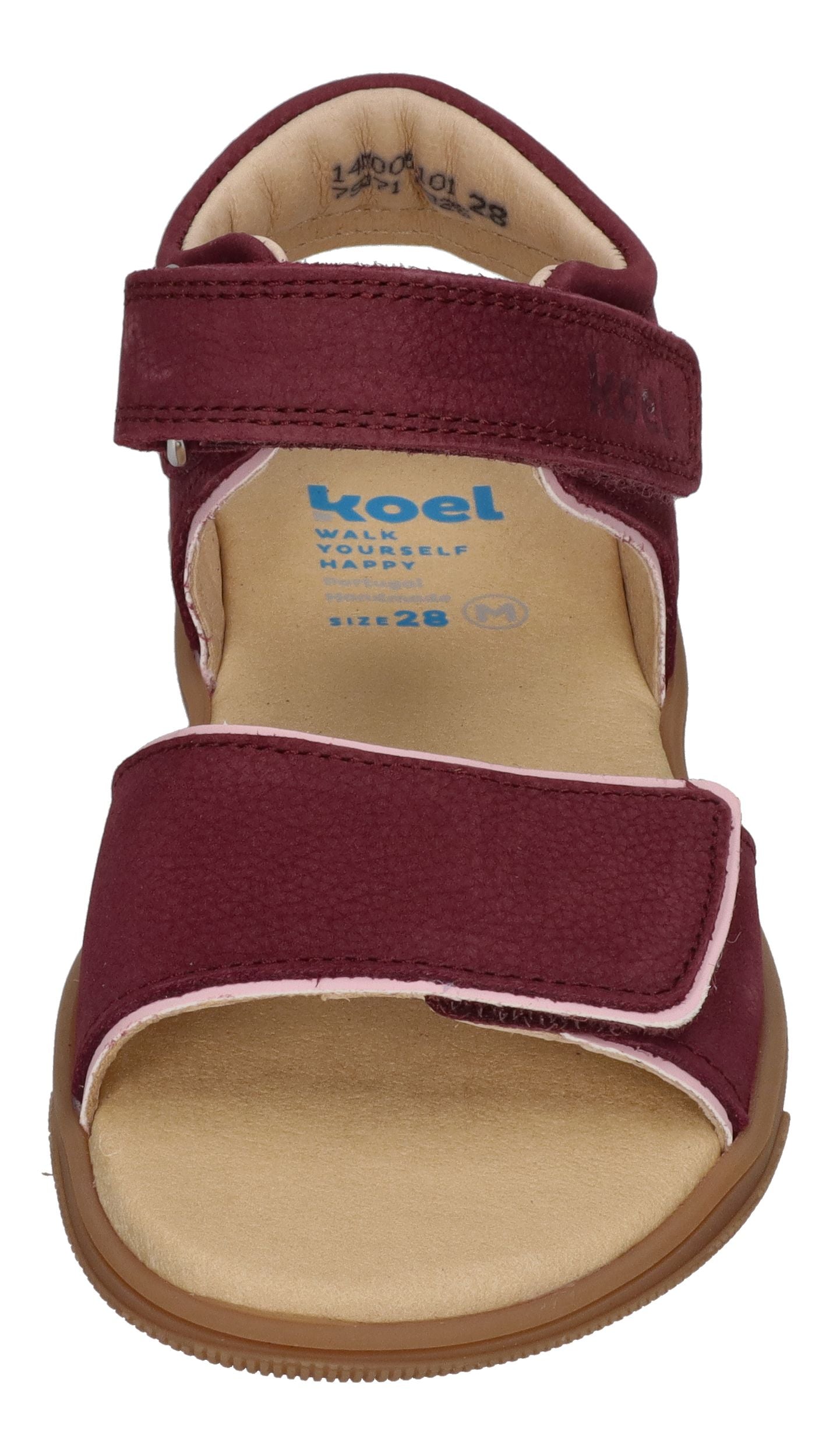 KOEL Barefoot Kinderschuhe Sandalen OZU - bordo