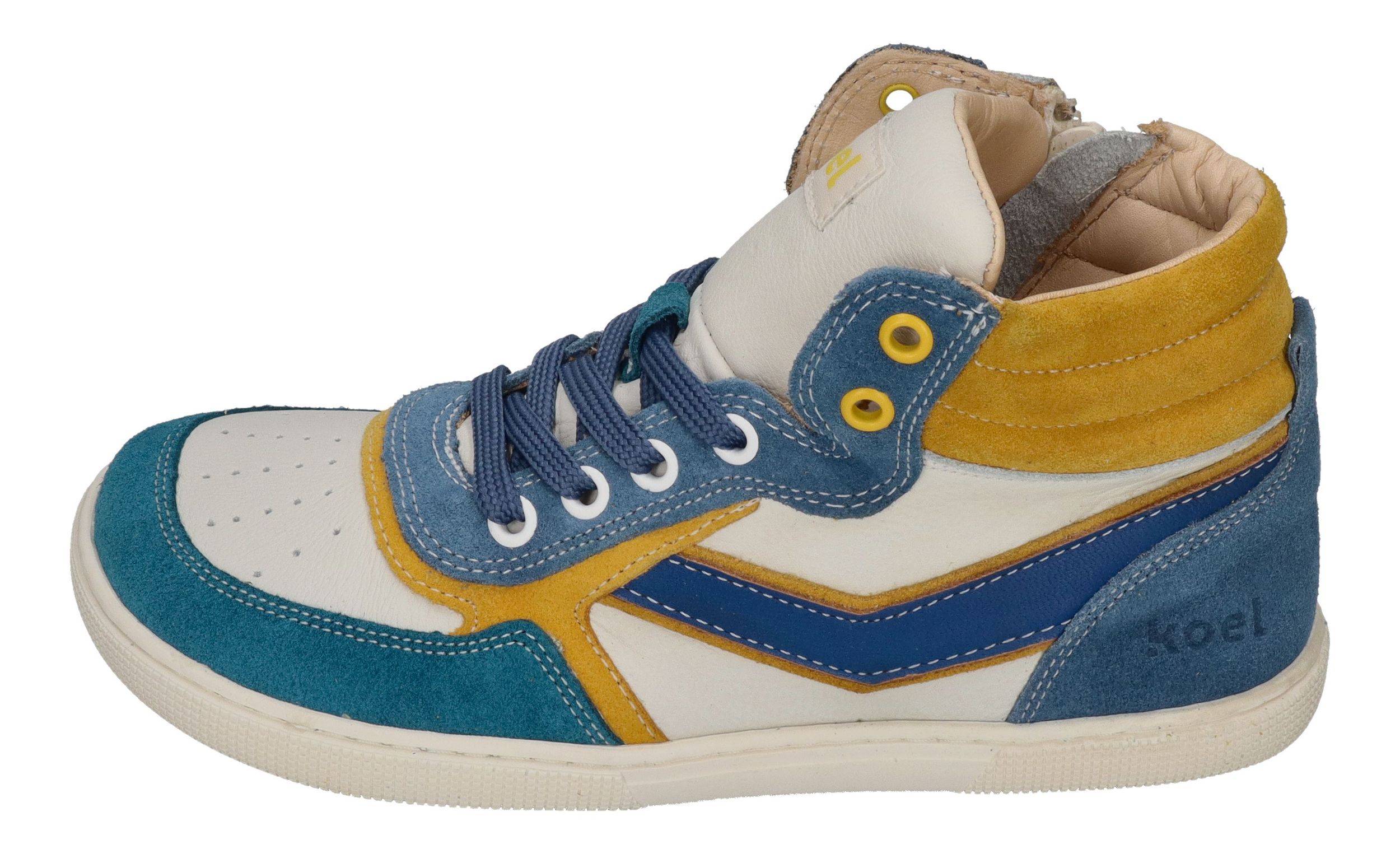 KOEL Barefoot Kinderschuhe - Sneakers DANISH NAPPA 101 yellow