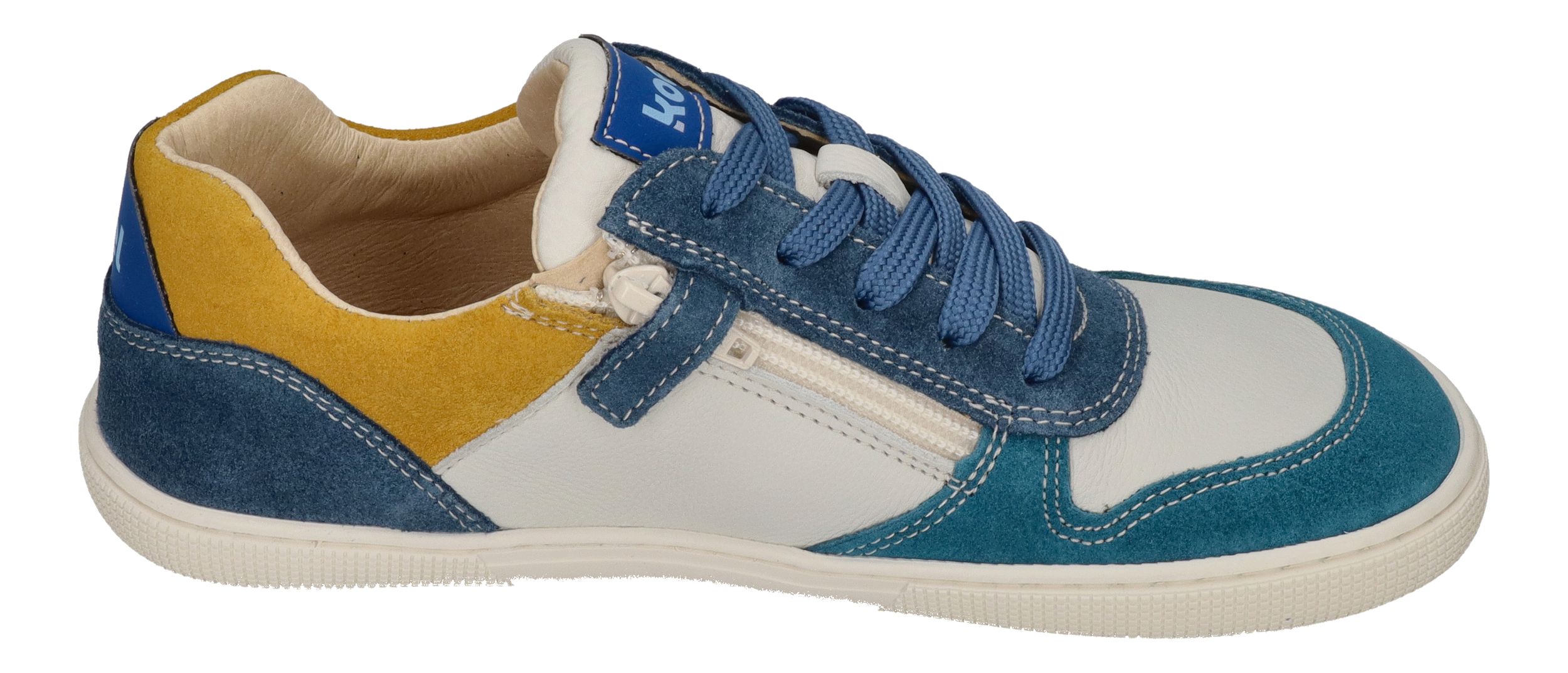 KOEL Barefoot Kinderschuhe - Sneakers DATE SUEDE yellow
