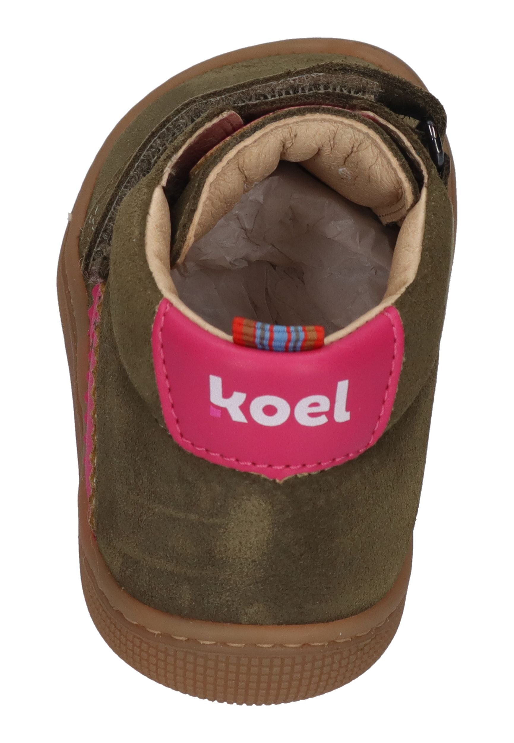 KOEL Barefoot Kinderschuhe Sneakers DAVID SUEDE olive