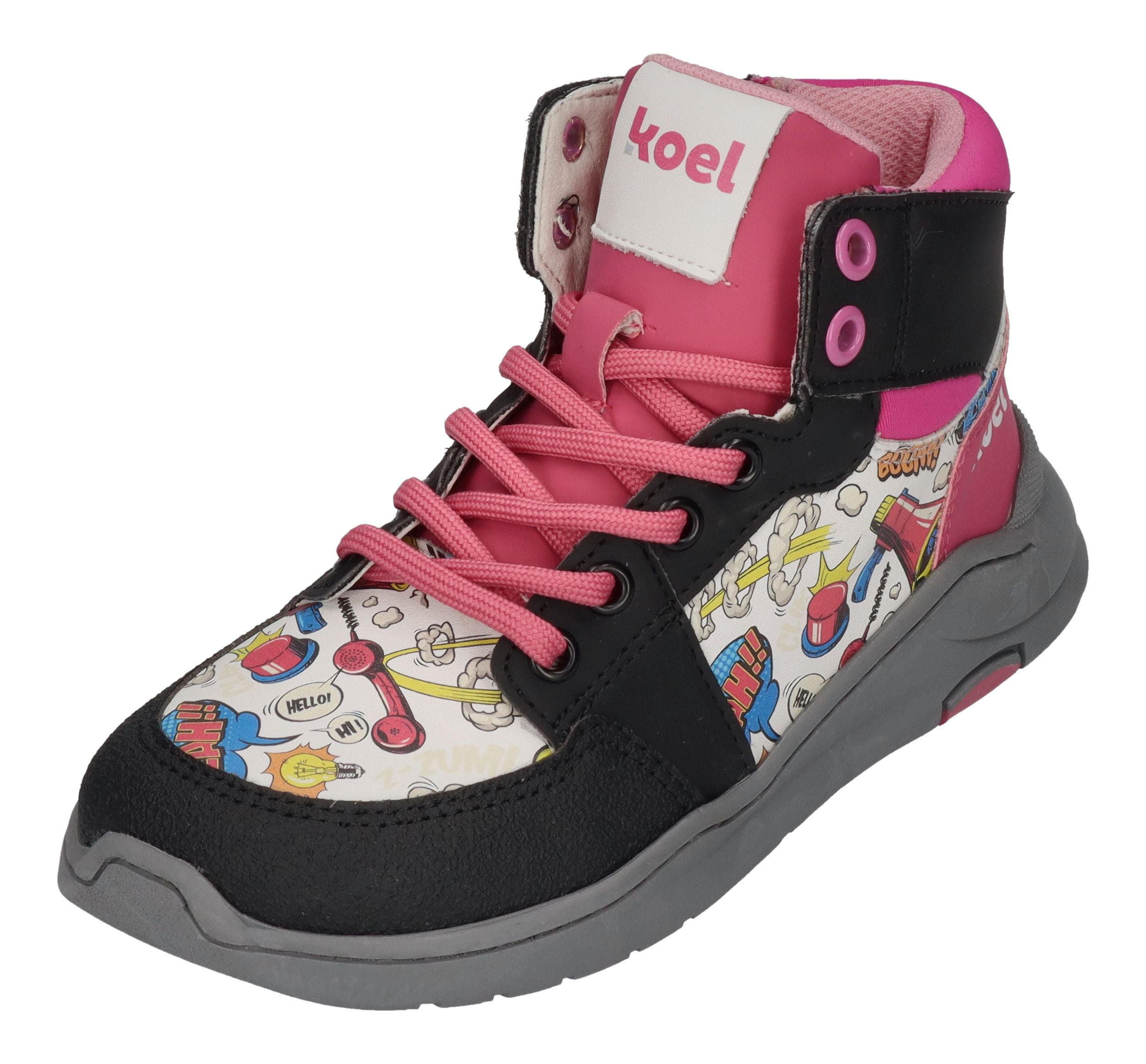 KOEL Barefoot Kinderschuhe - Sneakers SAMY - fuchsia