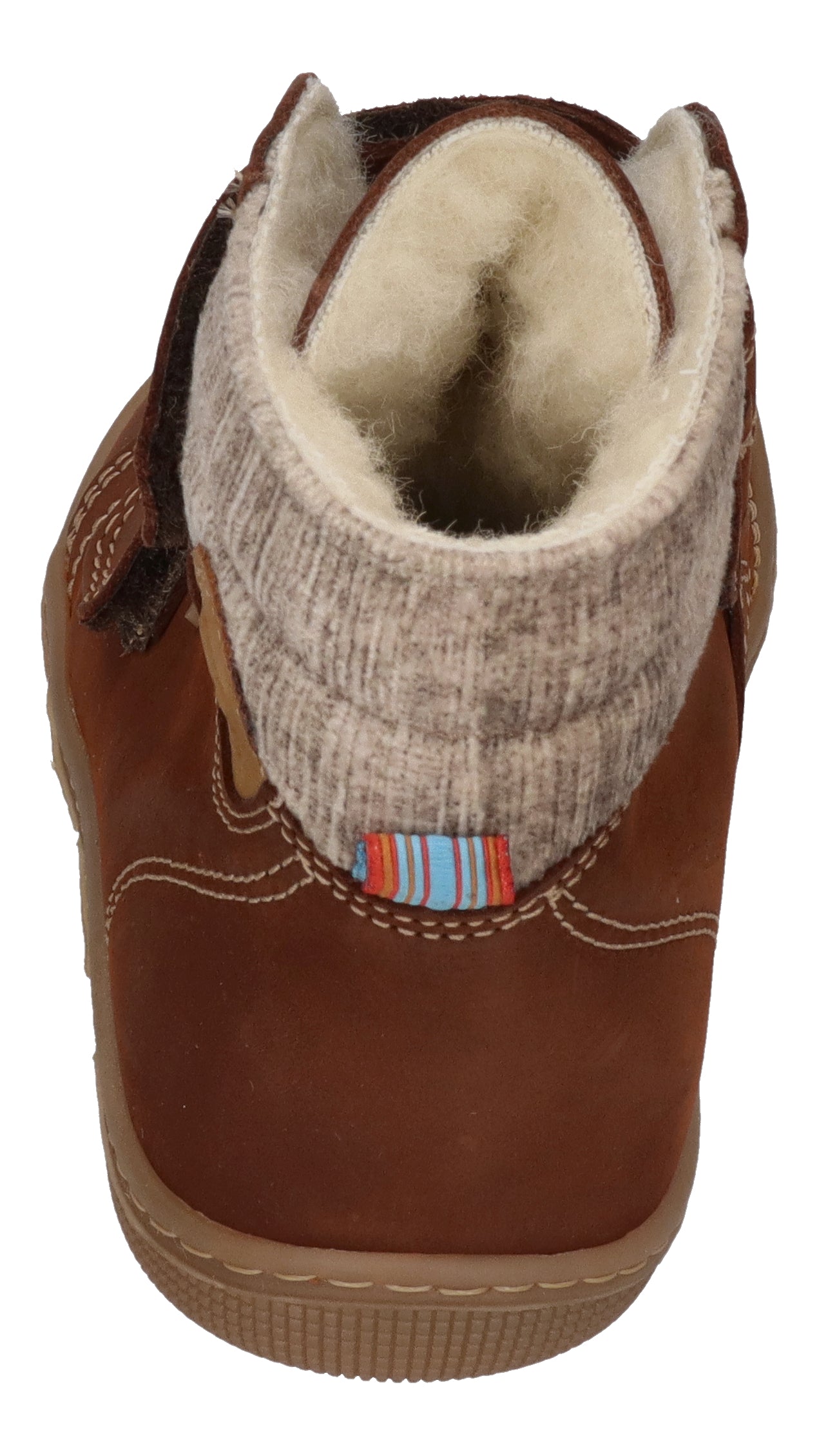 KOEL Barefoot Kinderstiefel - DEAN 2.0 WP WOOL - chocolate