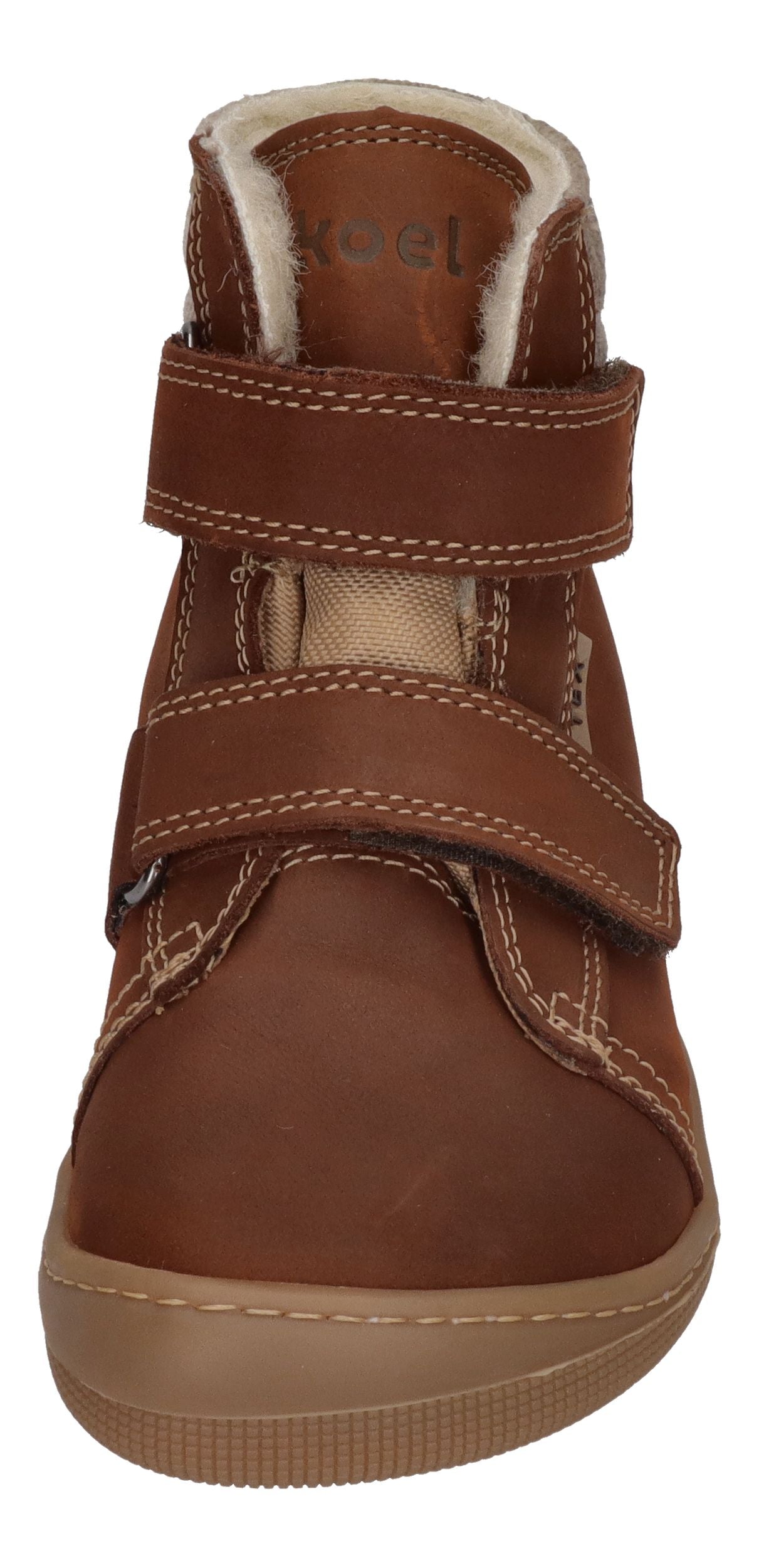 KOEL Barefoot Kinderstiefel - DEAN 2.0 WP WOOL - chocolate