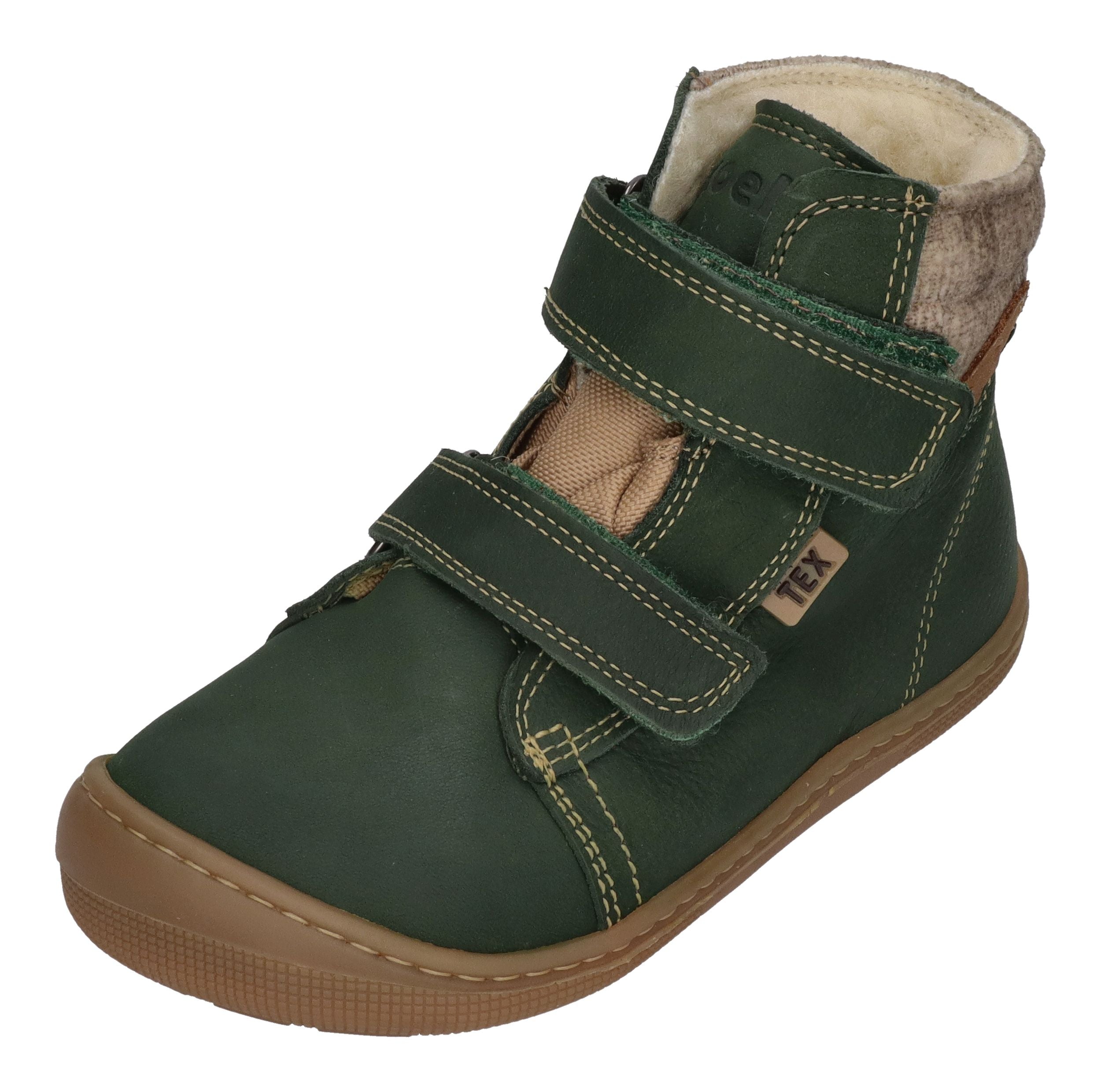 KOEL Barefoot Kinderstiefel - DEAN 2.0 WP WOOL - green