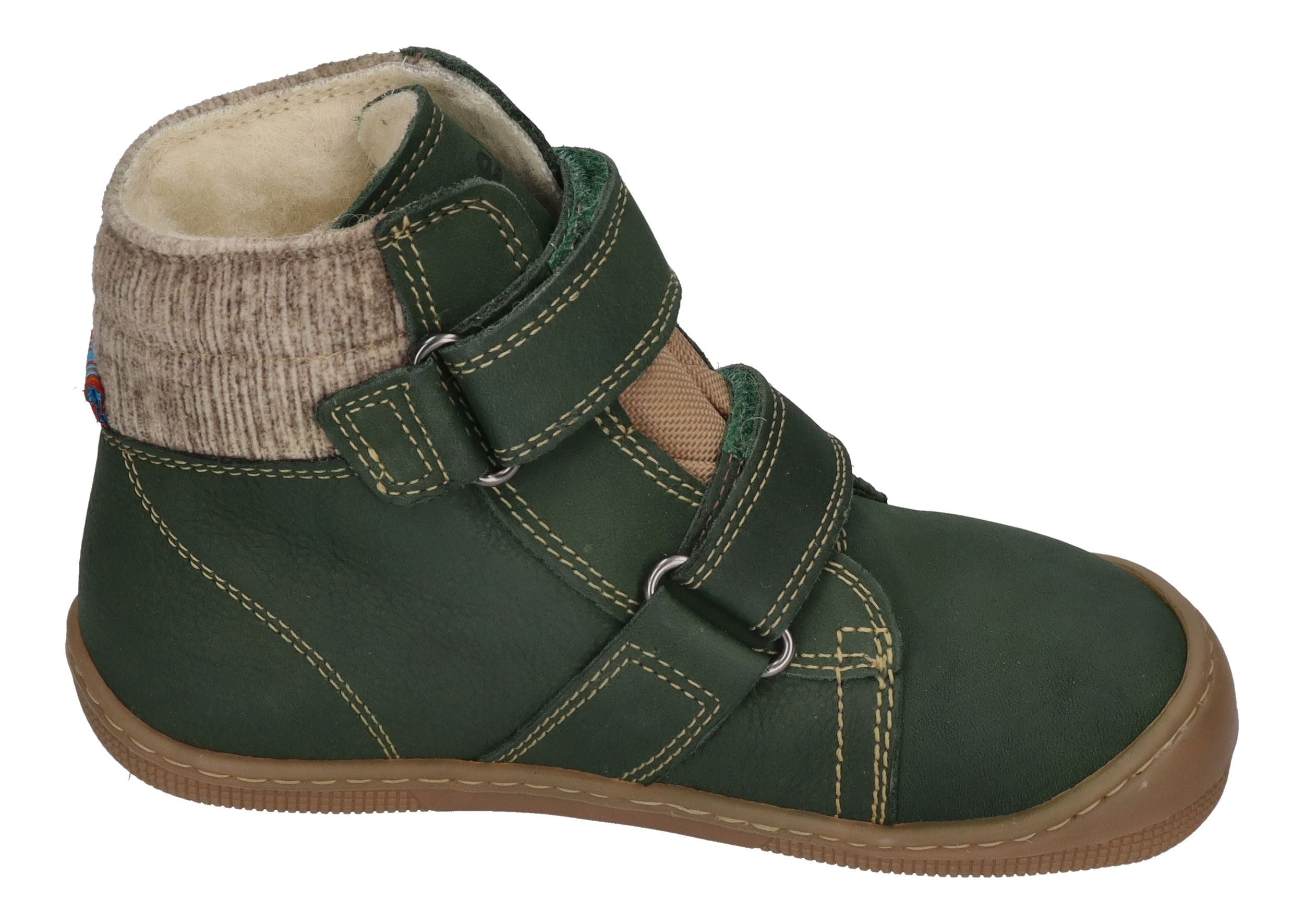KOEL Barefoot Kinderstiefel - DEAN 2.0 WP WOOL - green