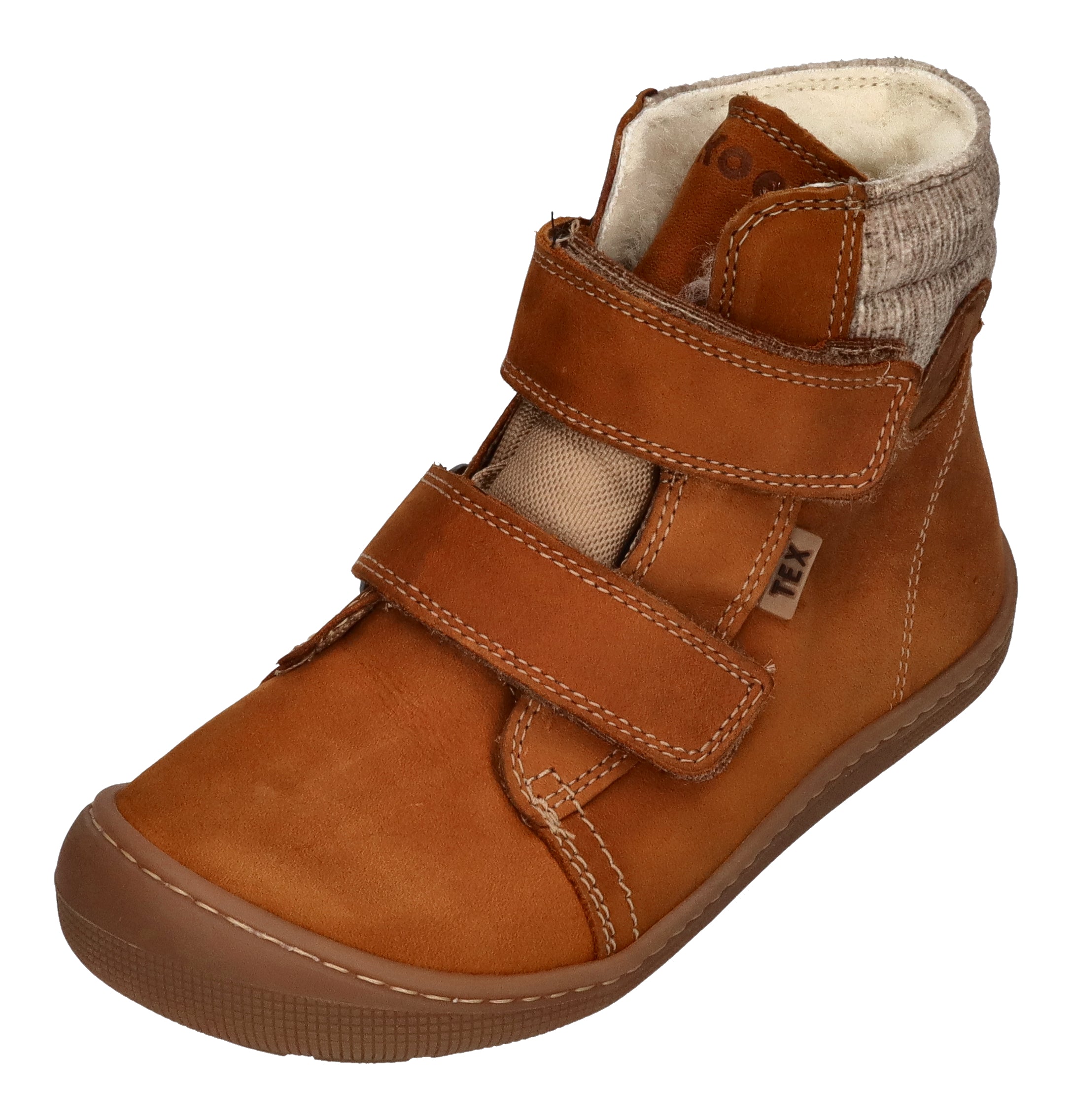 KOEL Barefoot Kinderstiefel - DEAN 2.0 WP WOOL - miel