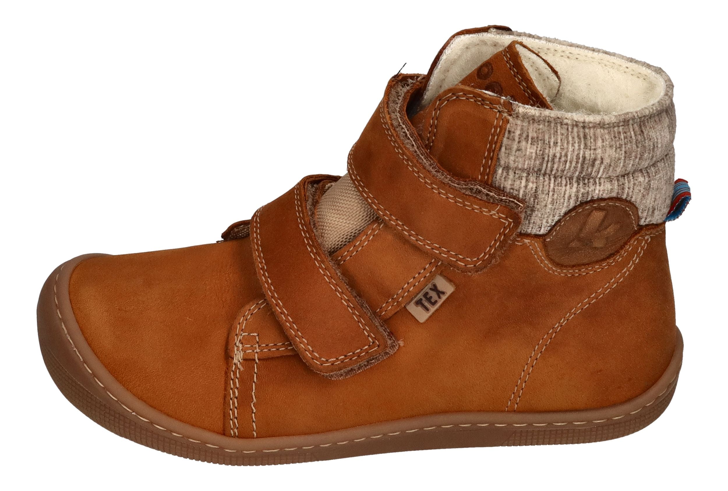 KOEL Barefoot Kinderstiefel - DEAN 2.0 WP WOOL - miel