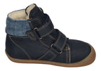 KOEL Barefoot Kinderstiefel - DEAN 2.0 WP WOOL - navy