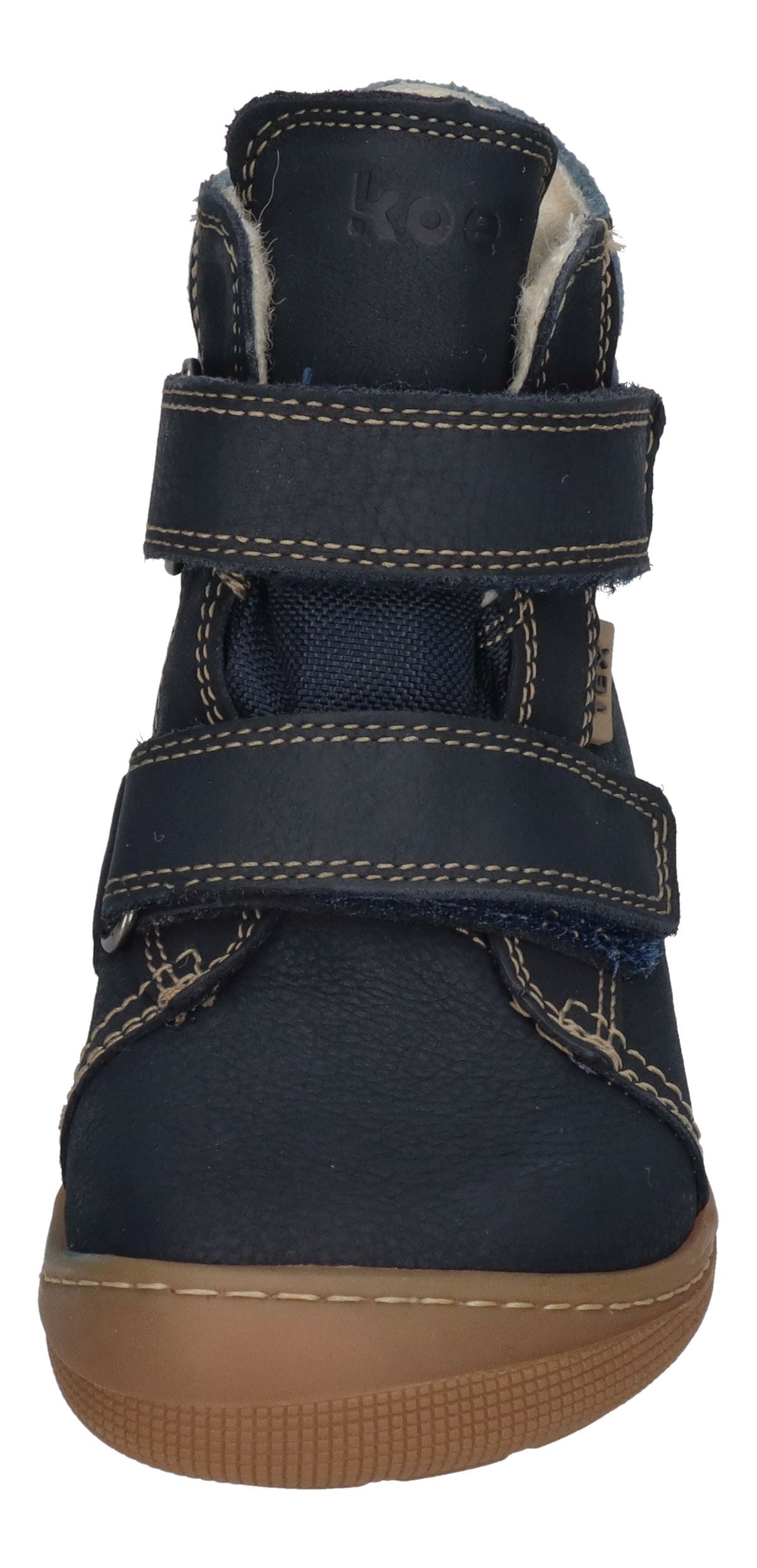 KOEL Barefoot Kinderstiefel - DEAN 2.0 WP WOOL - navy