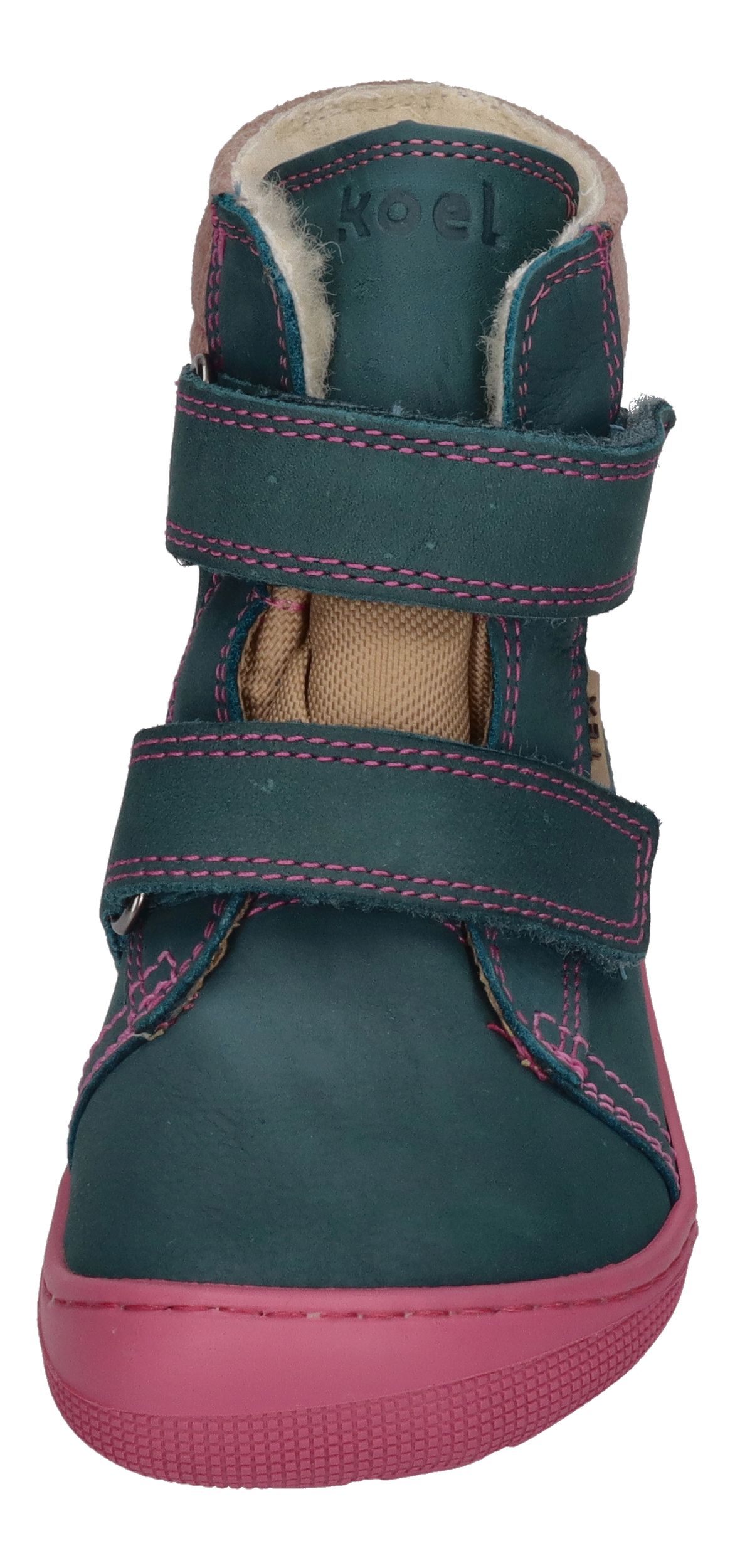 KOEL Barefoot Kinderstiefel - DEAN 2.0 WP WOOL - turquoise