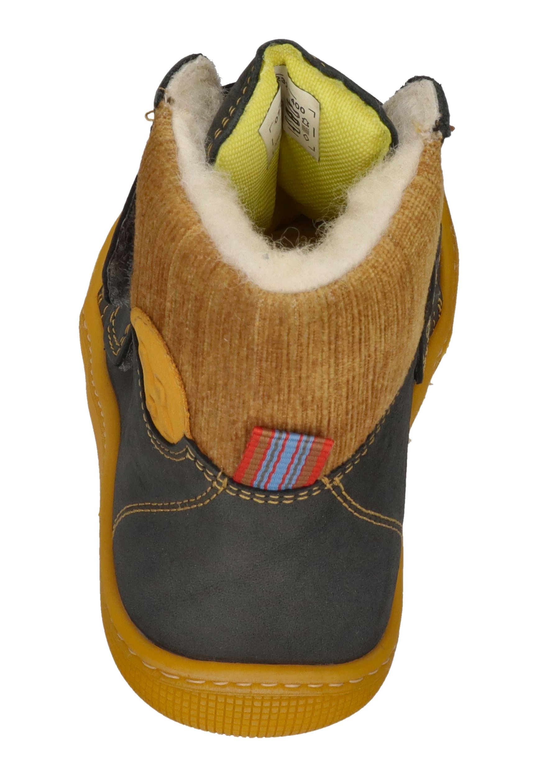 KOEL Barefoot Kinderstiefel - DEAN WOOL - dark grey