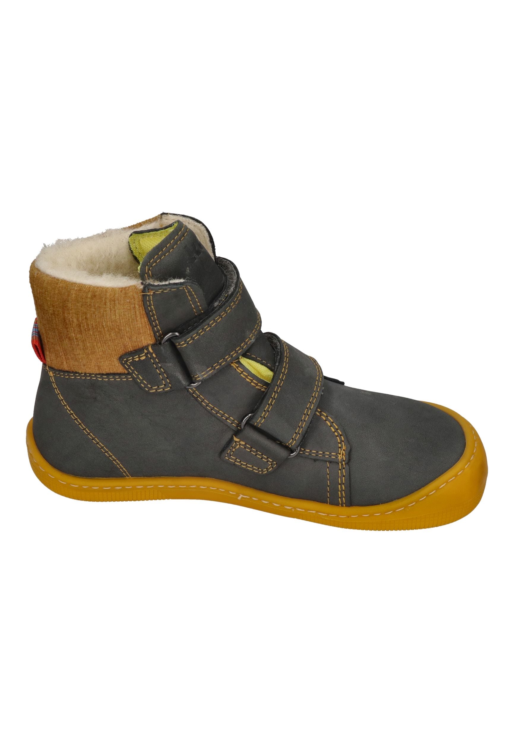 KOEL Barefoot Kinderstiefel - DEAN WOOL - dark grey