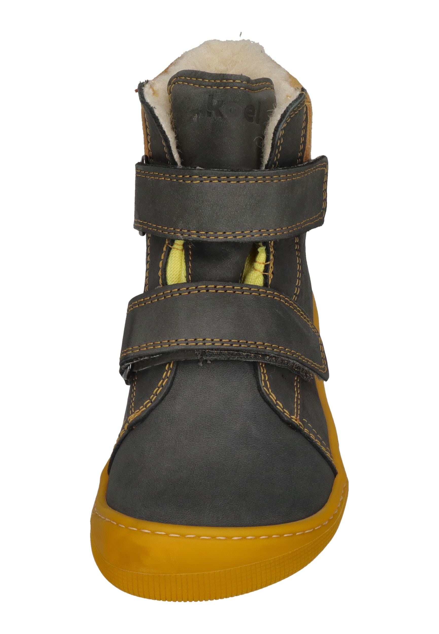 KOEL Barefoot Kinderstiefel - DEAN WOOL - dark grey