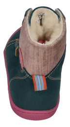 KOEL Barefoot Kinderstiefel - DEEMER 2.0 WP WOOL - turquoise
