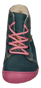 KOEL Barefoot Kinderstiefel - DEEMER 2.0 WP WOOL - turquoise