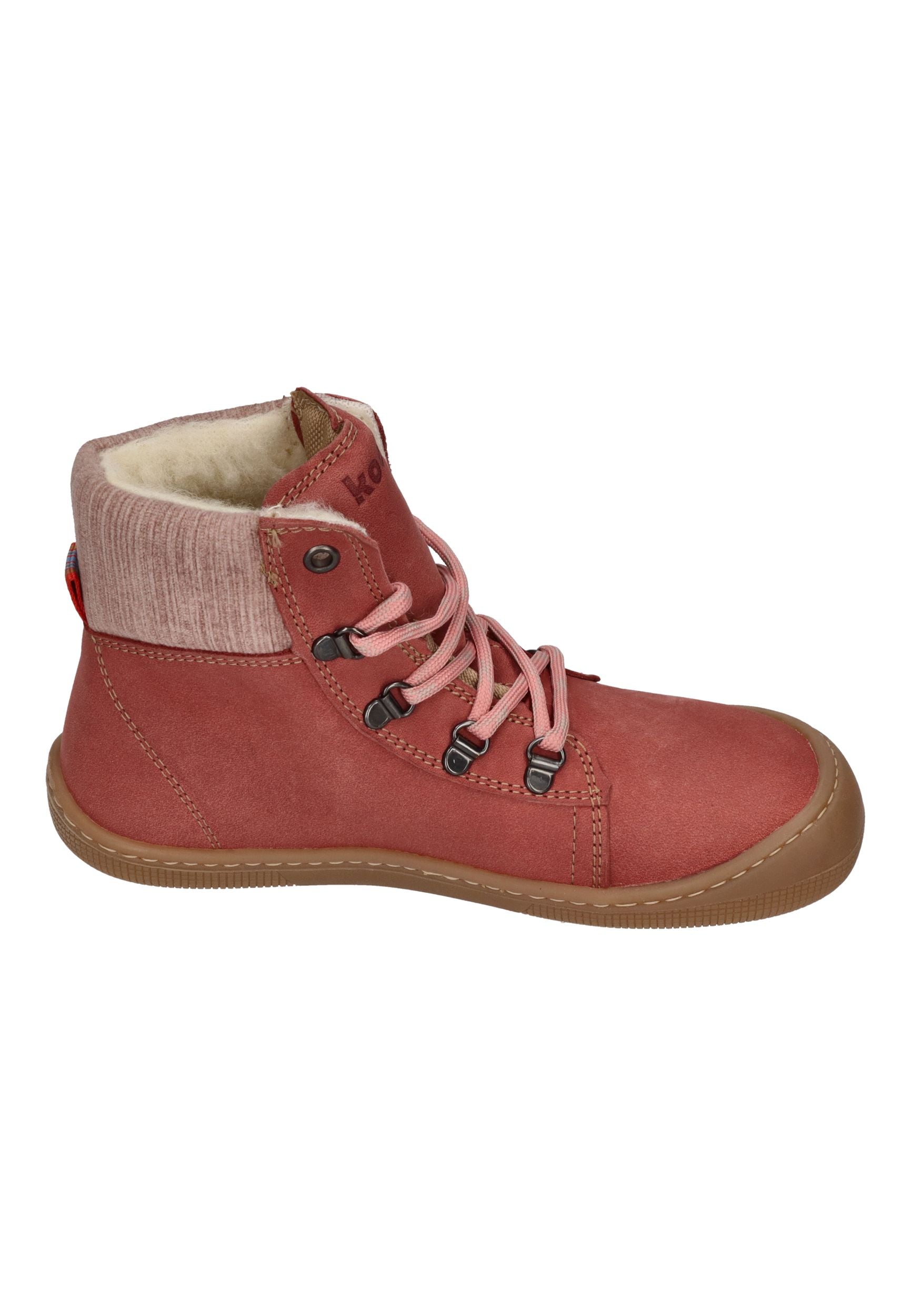 KOEL Barefoot Kinderstiefel - DEEMER WOOL 07T025 - old pink