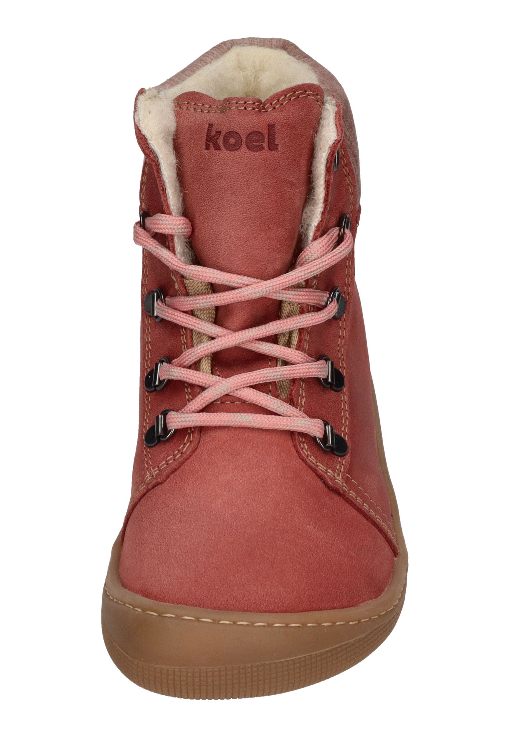 KOEL Barefoot Kinderstiefel - DEEMER WOOL 07T025 - old pink
