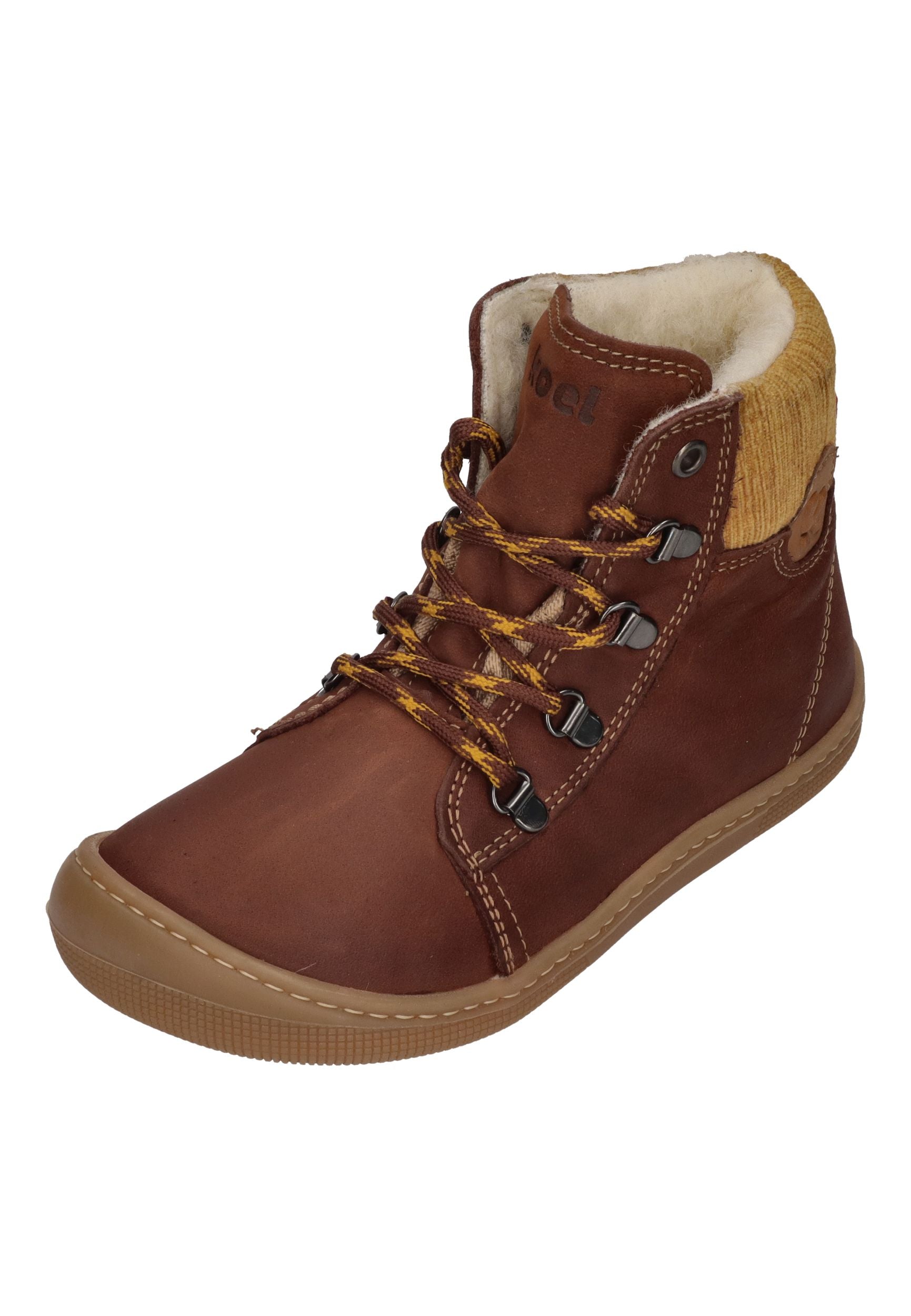 KOEL Barefoot Kinderstiefel - DEEMER WOOL - chocolate