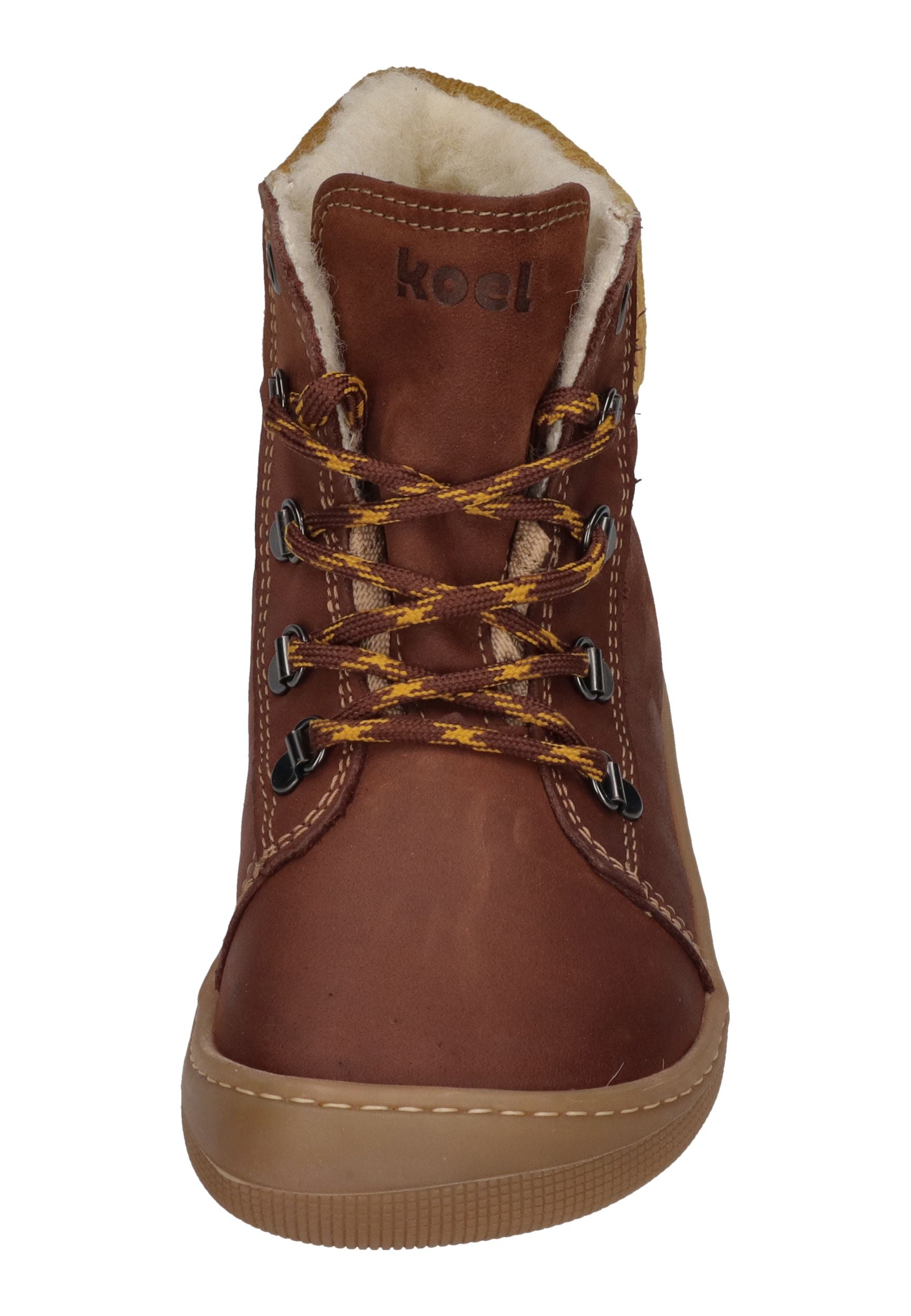 KOEL Barefoot Kinderstiefel - DEEMER WOOL - chocolate
