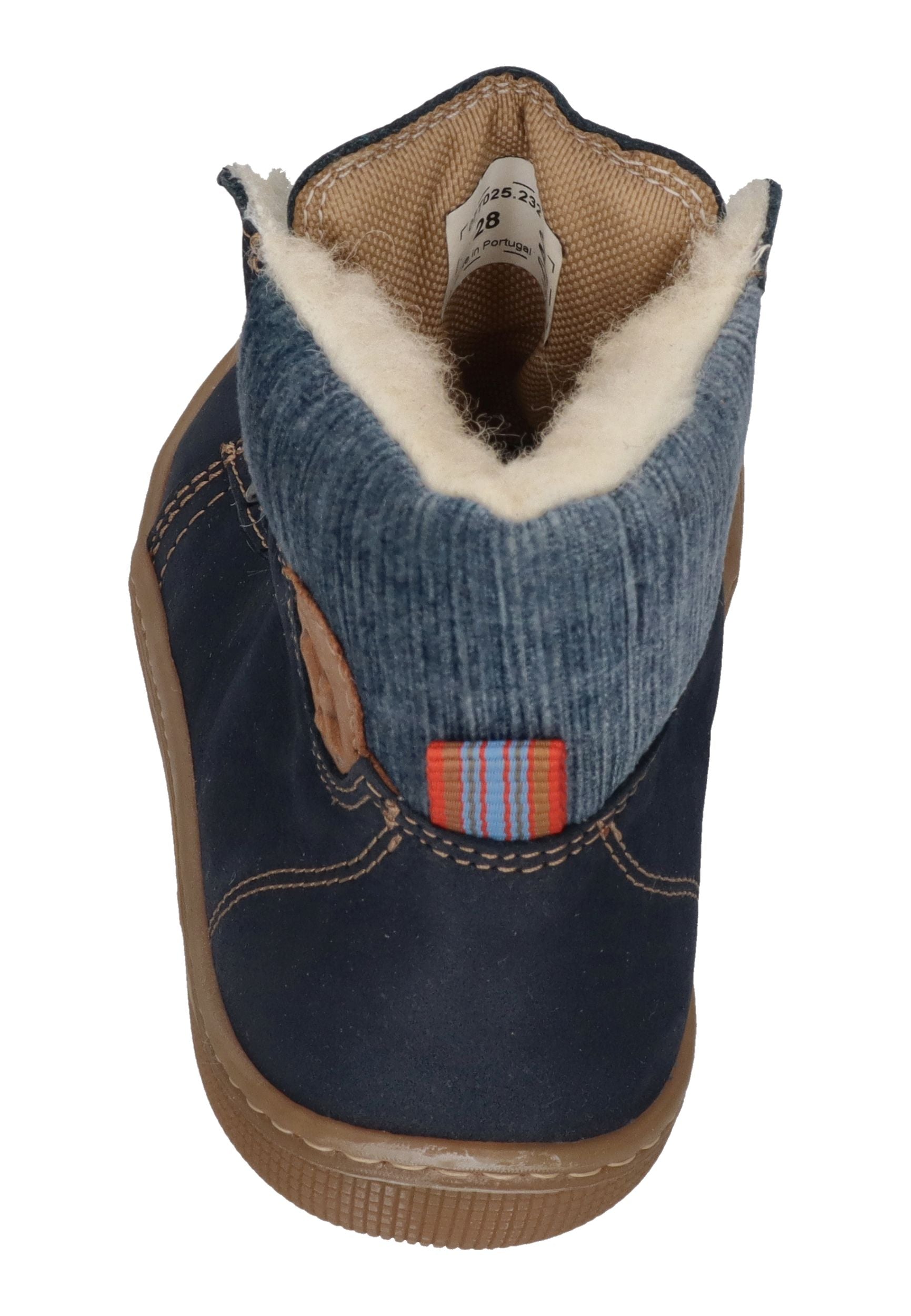 KOEL Barefoot Kinderstiefel - DEEMER WOOL - navy