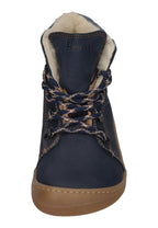 KOEL Barefoot Kinderstiefel - DEEMER WOOL - navy
