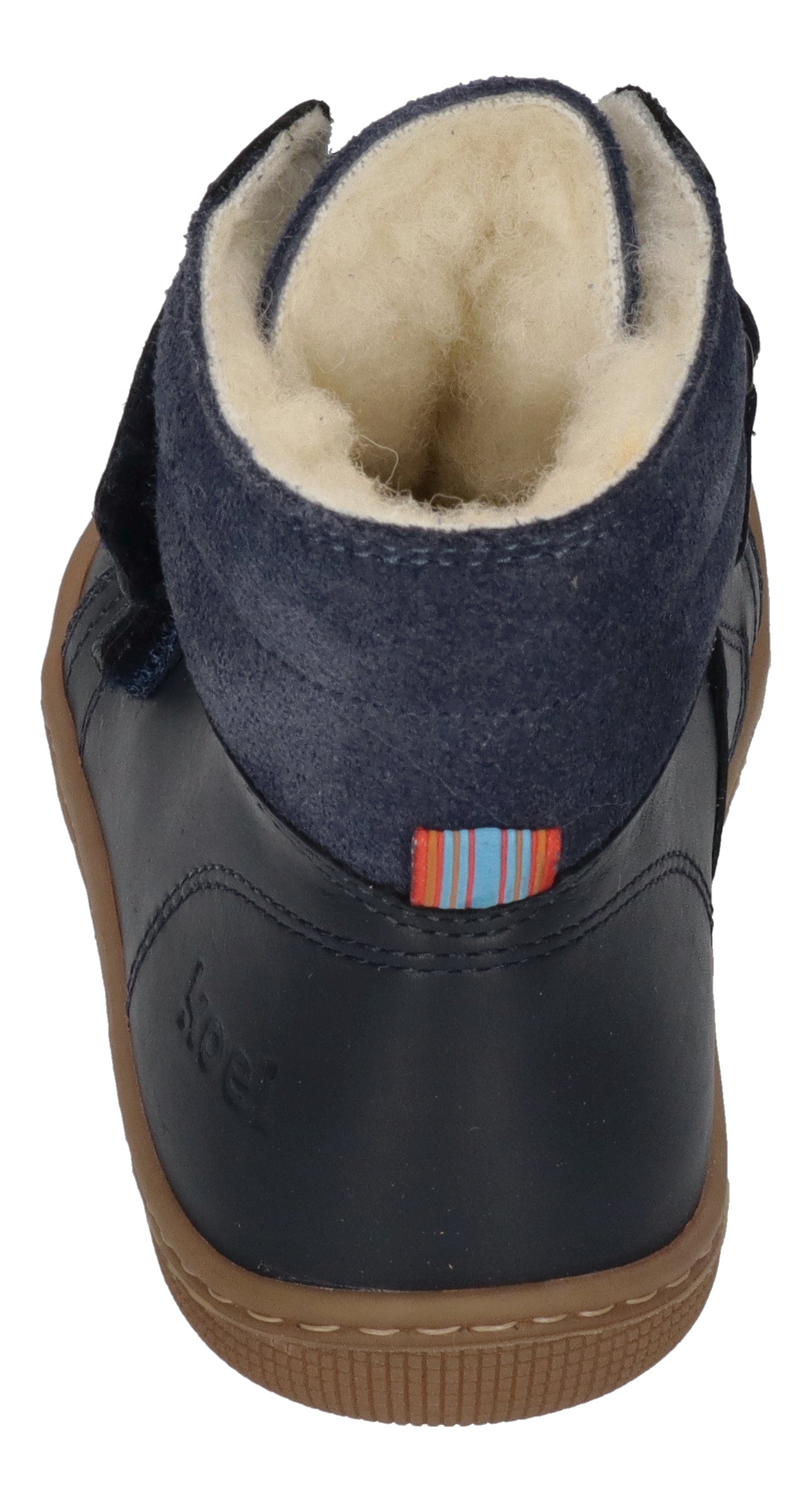 KOEL Barefoot Kinderstiefel - DEMIL NAPA WP WOOL - blue
