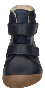 KOEL Barefoot Kinderstiefel - DEMIL NAPA WP WOOL - blue
