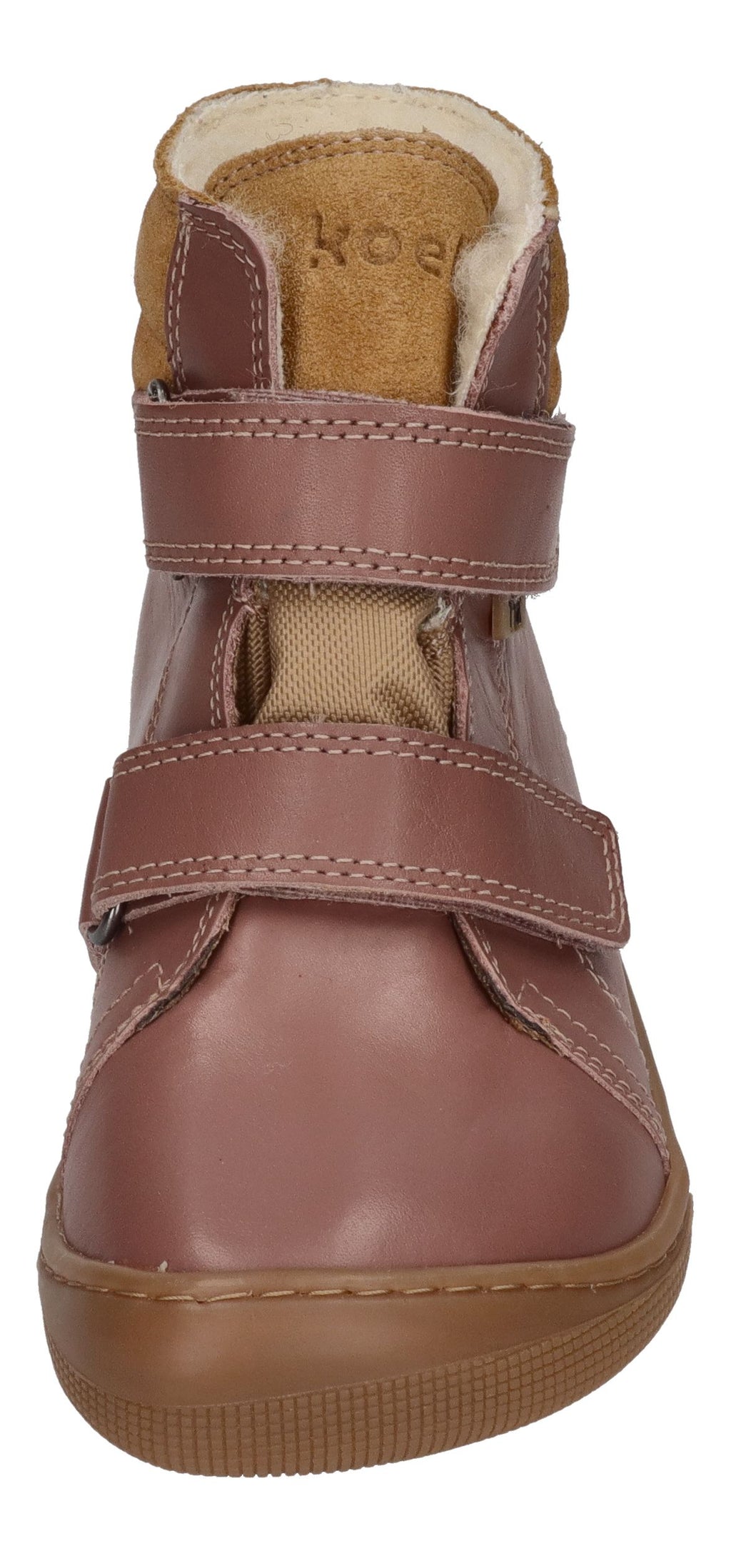 KOEL Barefoot Kinderstiefel - DEMIL NAPA WP WOOL - old rose