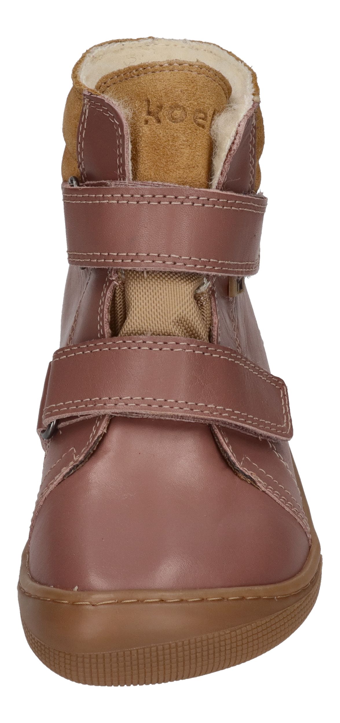KOEL Barefoot Kinderstiefel - DEMIL NAPA WP WOOL - old rose