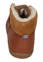 KOEL Barefoot Kinderstiefel - EMIL NAPA WOOL 07T cognac